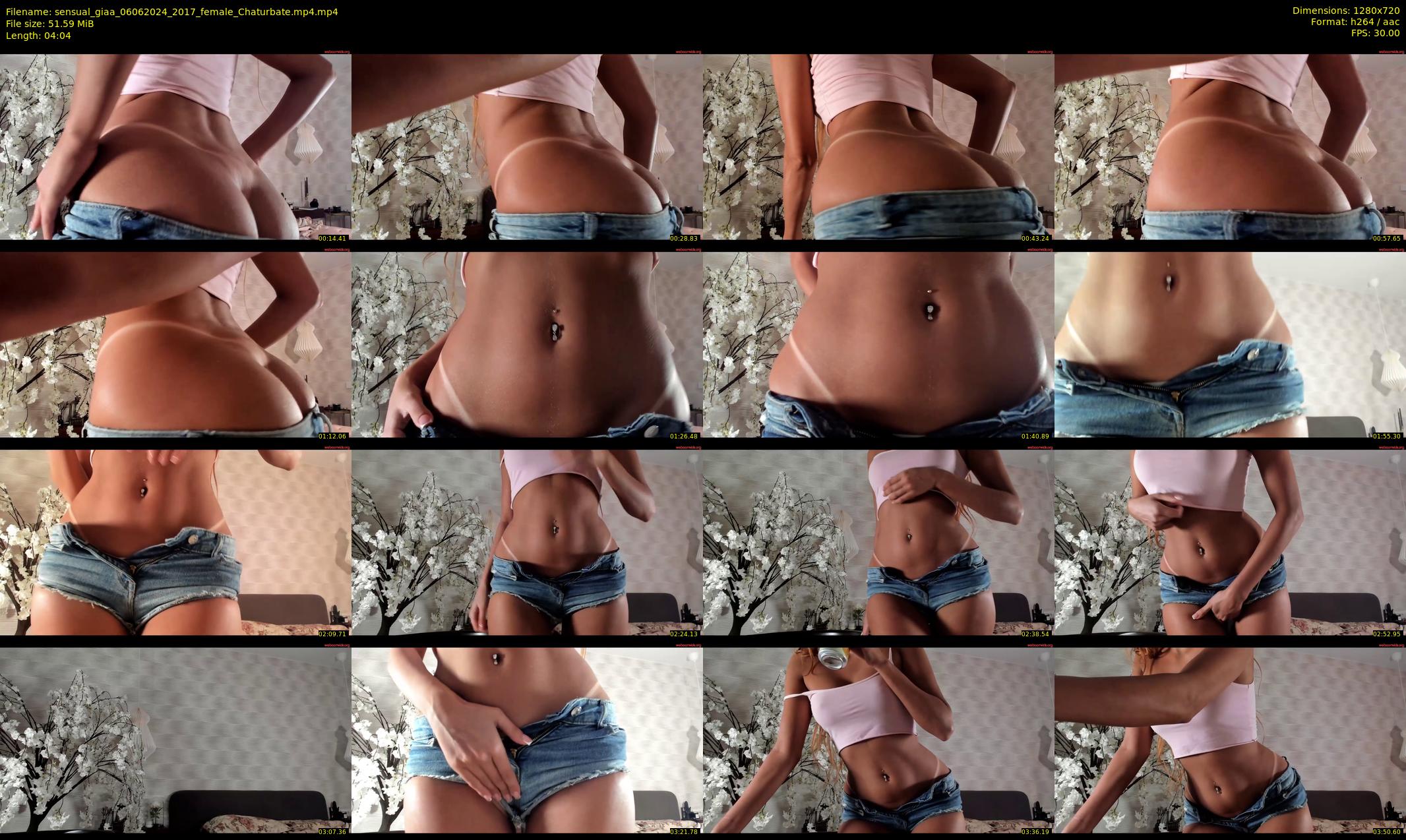 sensual_giaa — 5 minute Chaturbate female cam show recording, 720p, Jun 6, 2024