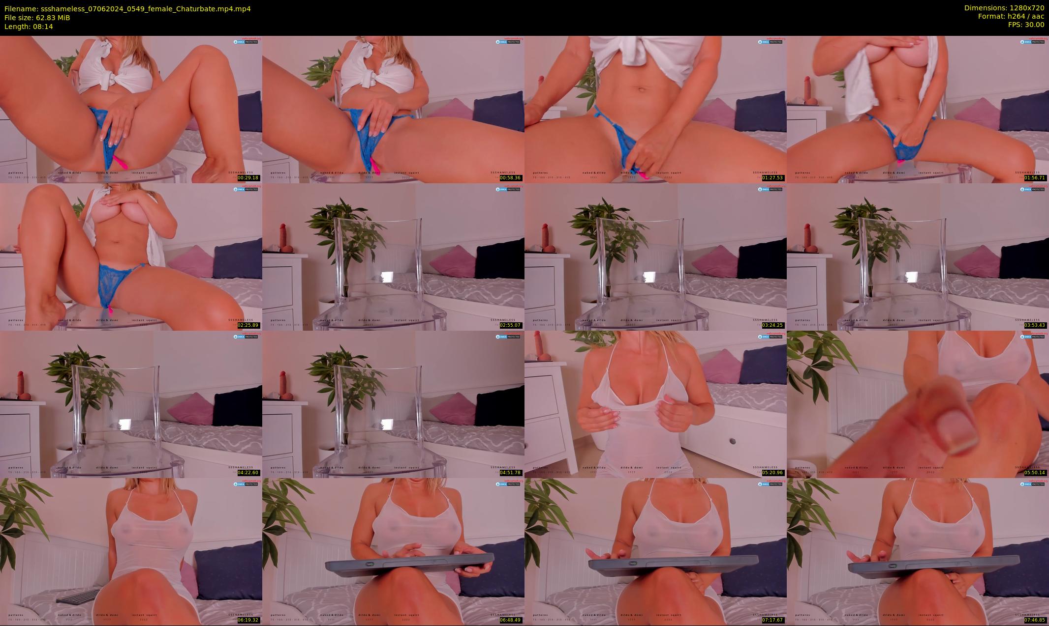 ssshameless — 9 minute Chaturbate female cam show recording, 720p, Jun 7, 2024