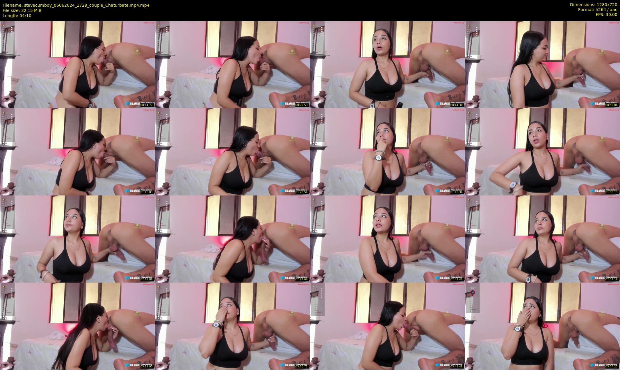 stevecumboy — 5 minute Chaturbate couple cam show recording, 720p, Jun 6, 2024
