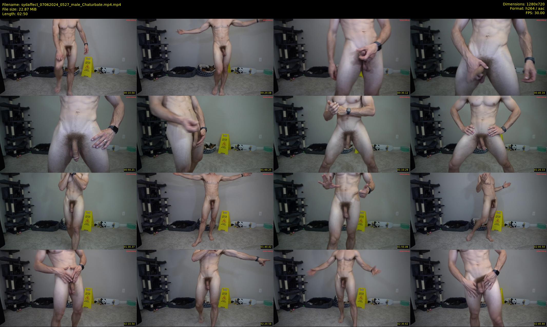sydaffect — 3 minute Chaturbate male cam show recording, 720p, Jun 7, 2024