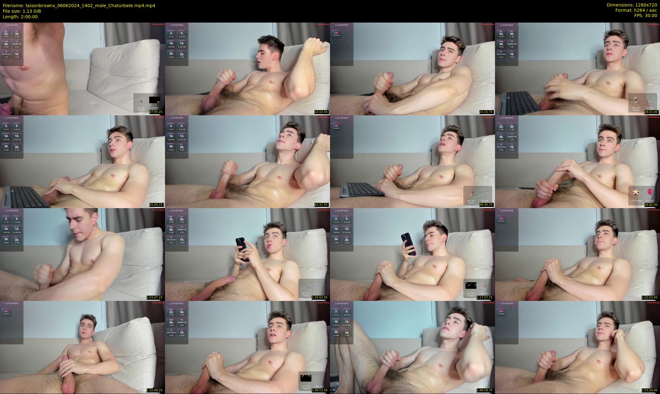taisonbrownx — 120 minute Chaturbate male cam show recording, 720p, Jun 6, 2024
