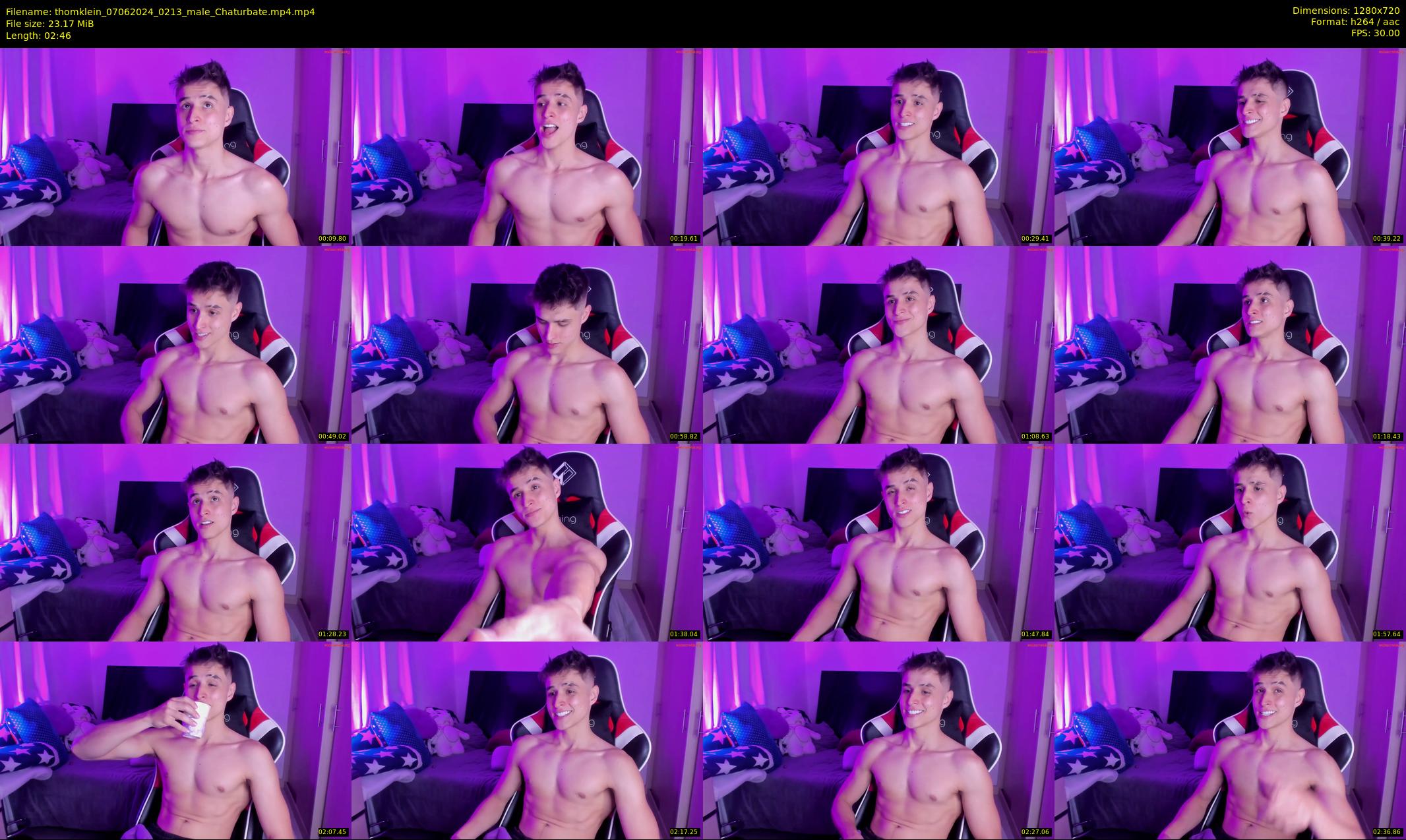 thomklein — 3 minute Chaturbate male cam show recording, 720p, Jun 7, 2024
