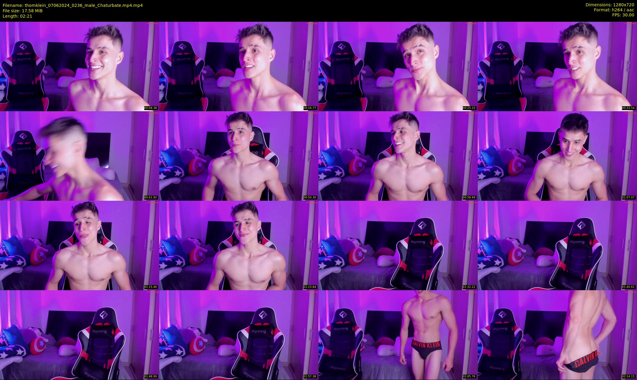 thomklein — 3 minute Chaturbate male cam show recording, 720p, Jun 7, 2024