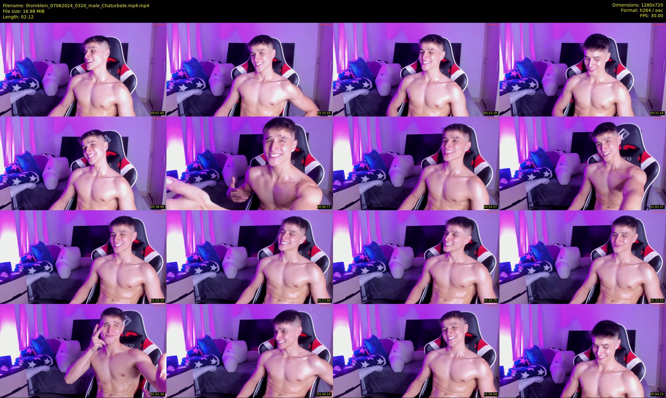 thomklein — 3 minute Chaturbate male cam show recording, 720p, Jun 7, 2024