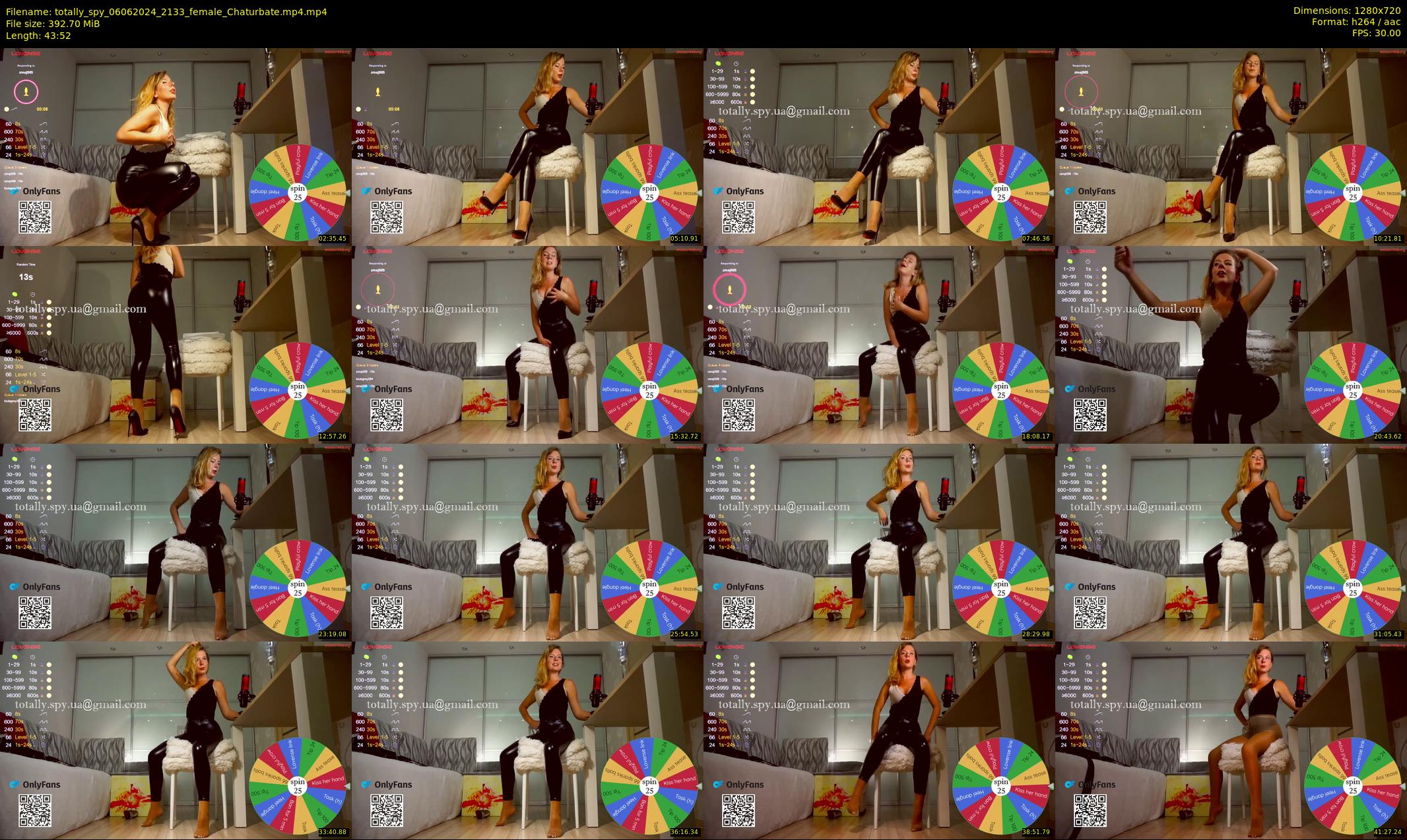 totally_spy — 44 minute Chaturbate female cam show recording, 720p, Jun 6, 2024