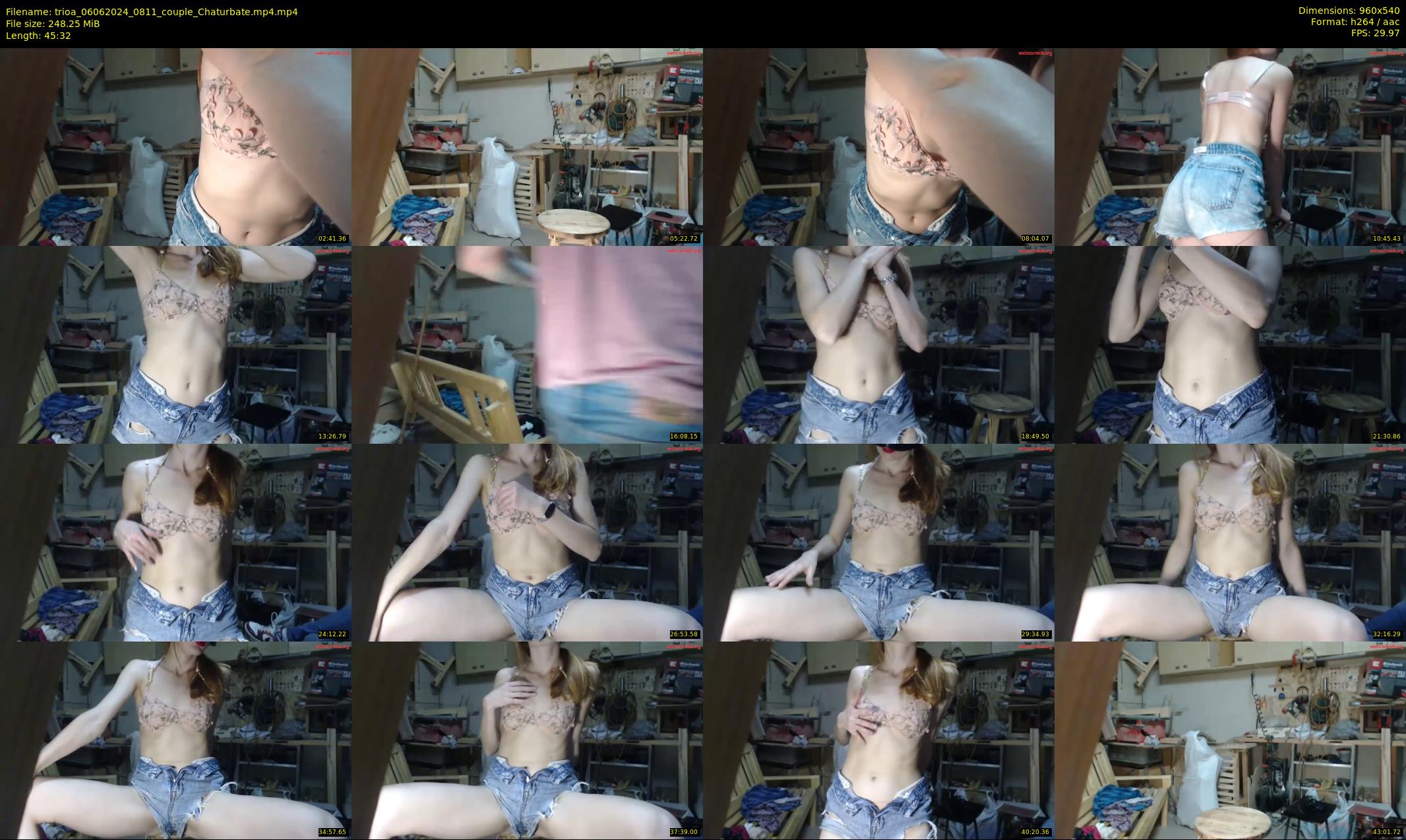 trioa — 46 minute Chaturbate couple cam show recording, 480p, Jun 6, 2024