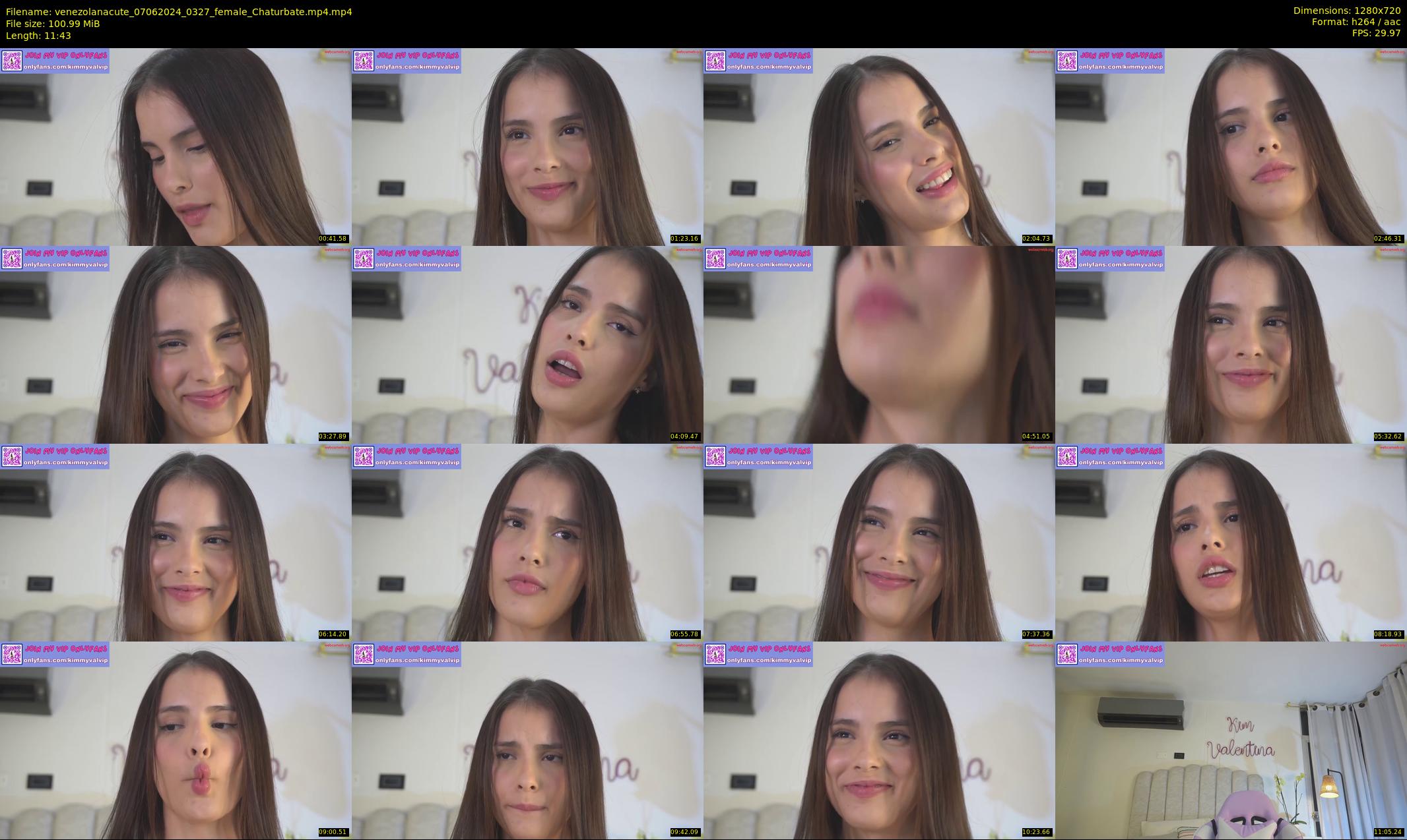 venezolanacute — 12 minute Chaturbate female cam show recording, 720p, Jun 7, 2024