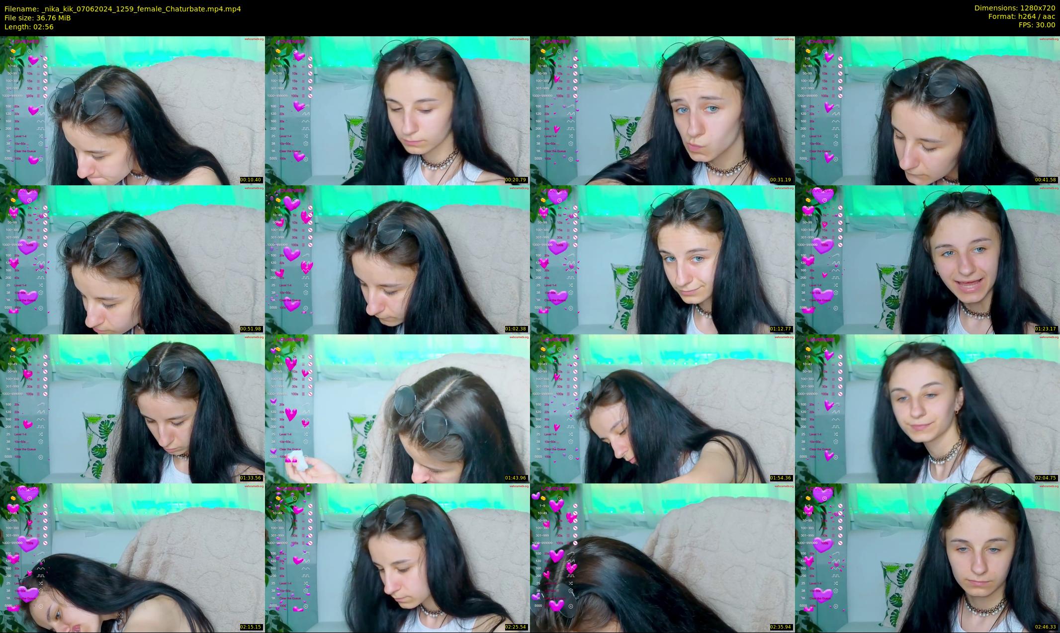 _nika_kik — 3 minute Chaturbate female cam show recording, 720p, Jun 7, 2024