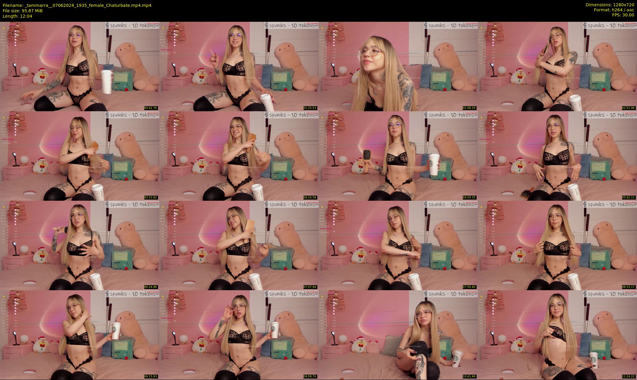 _tammarra_ — 13 minute Chaturbate female cam show recording, 720p, Jun 7, 2024