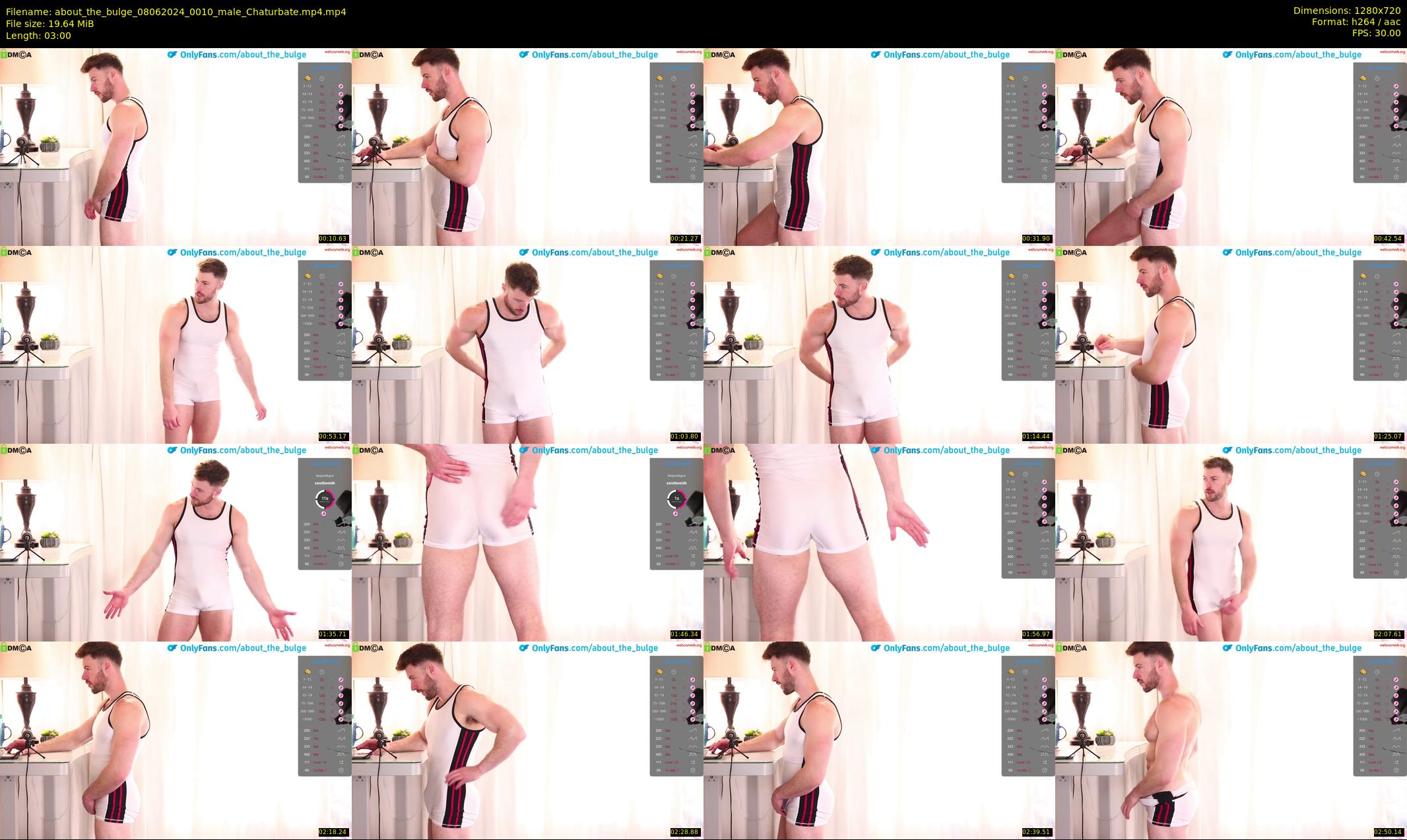 about_the_bulge — 3 minute Chaturbate male cam show recording, 720p, Jun 8, 2024