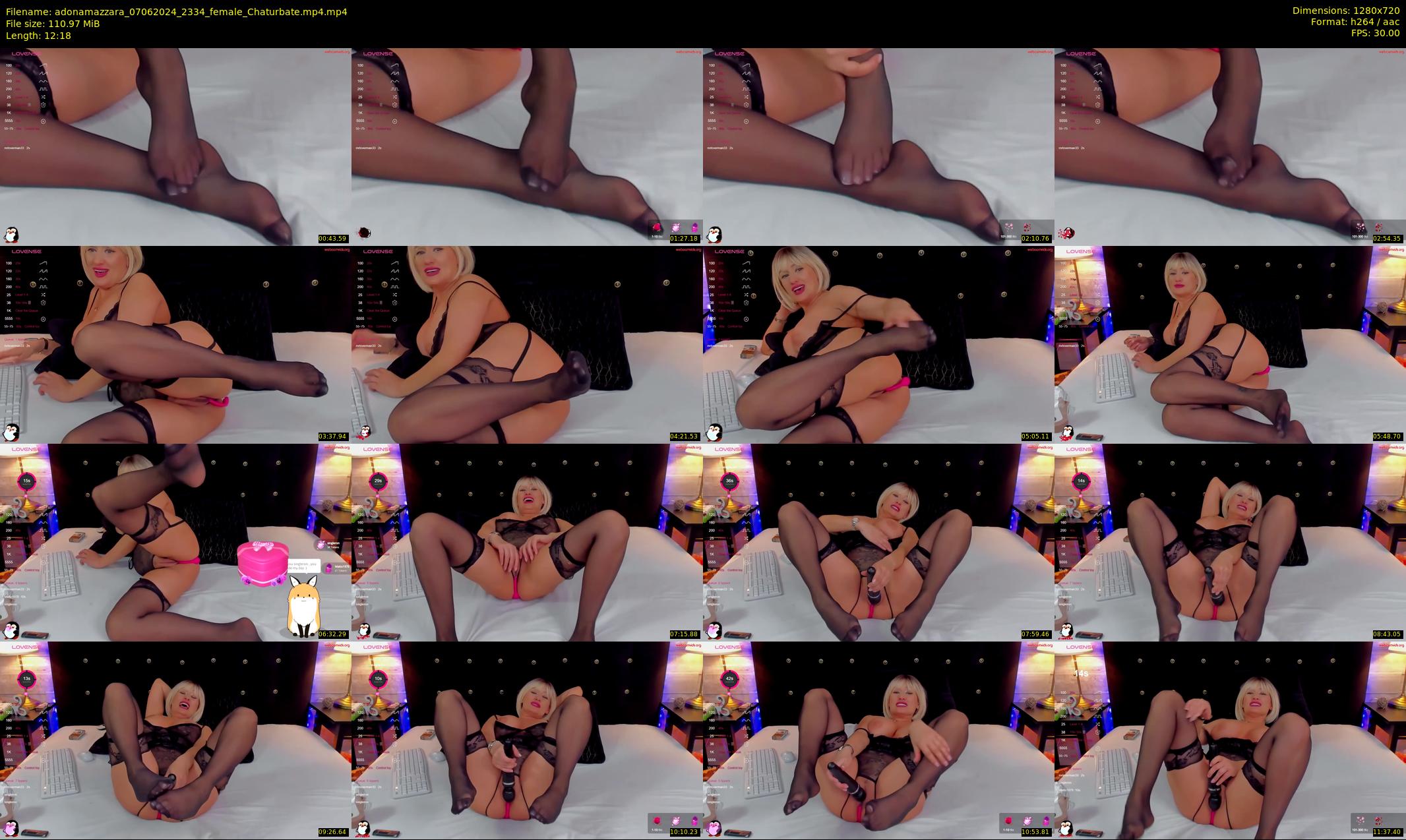 adonamazzara — 13 minute Chaturbate female cam show recording, 720p, Jun 7, 2024