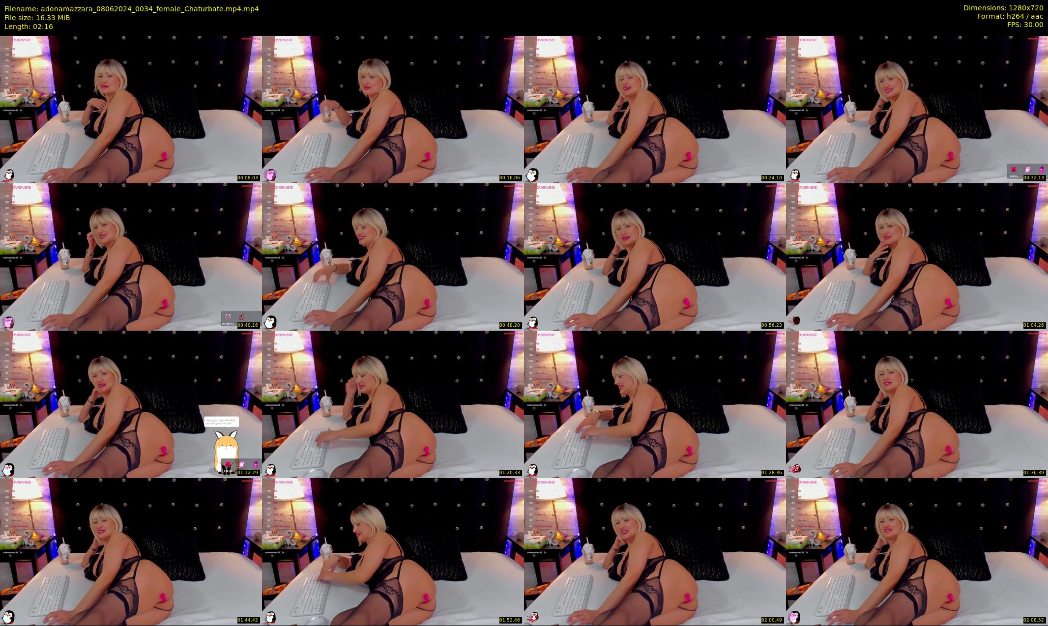 adonamazzara — 3 minute Chaturbate female cam show recording, 720p, Jun 8, 2024
