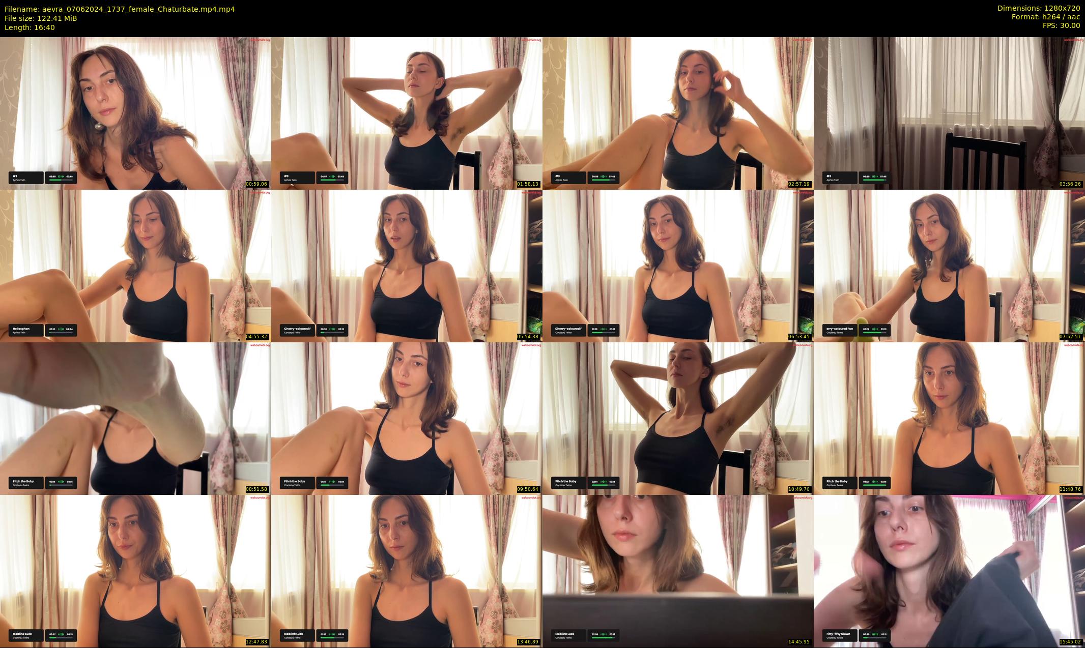 aevra — 17 minute Chaturbate female cam show recording, 720p, Jun 7, 2024