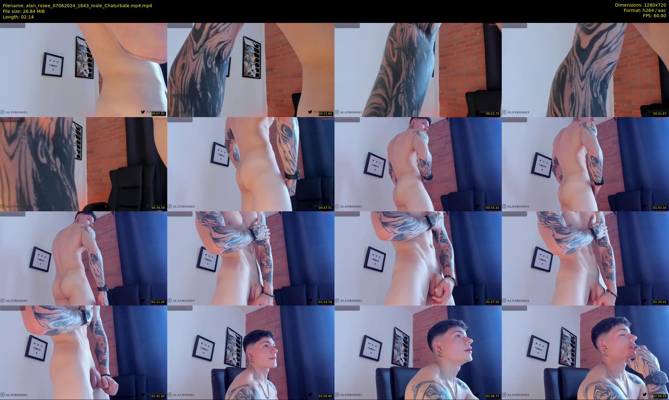 alan_rosee — 3 minute Chaturbate male cam show recording, 720p, Jun 7, 2024