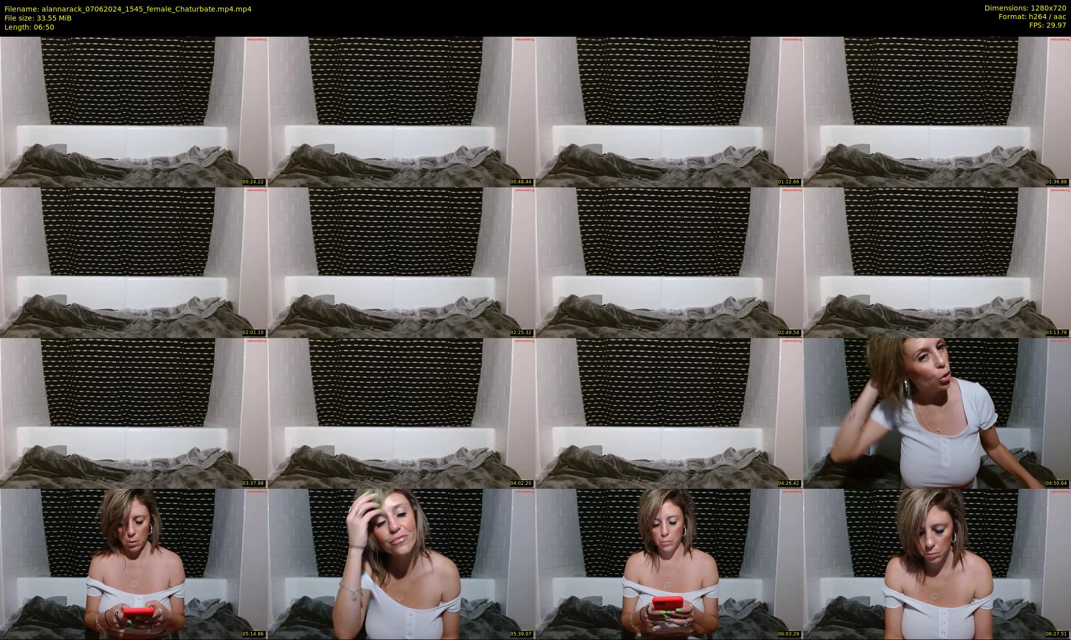 alannarack — 7 minute Chaturbate female cam show recording, 720p, Jun 7, 2024