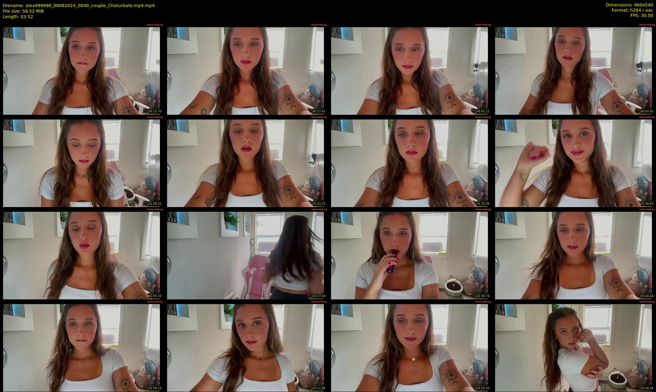 alex499990 — 4 minute Chaturbate female cam show recording, 480p, Jun 8, 2024