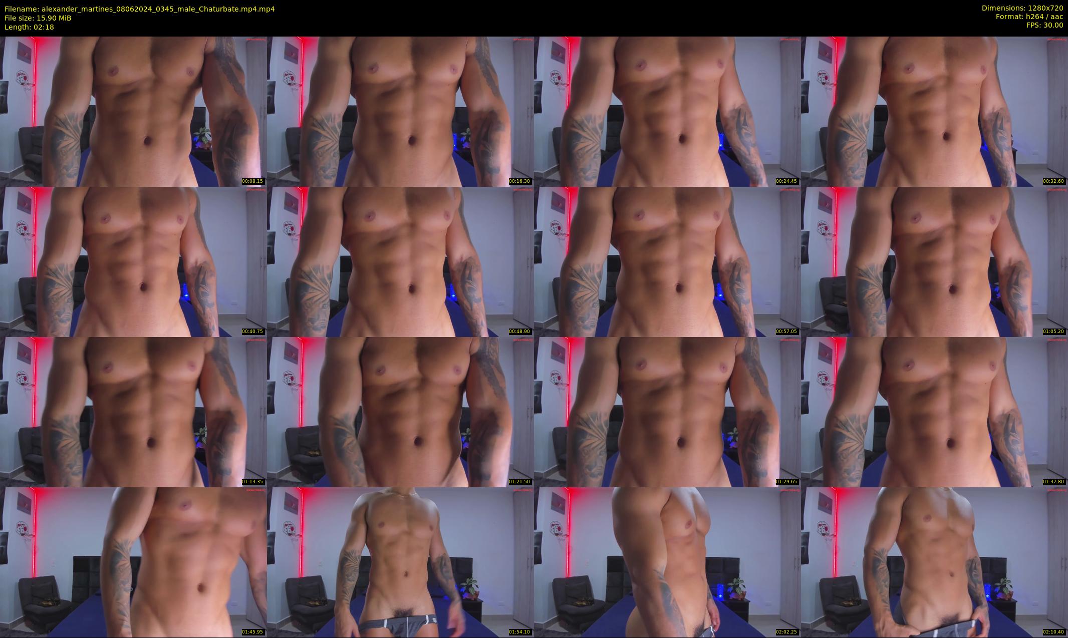 alexander_martines — 3 minute Chaturbate male cam show recording, 720p, Jun 8, 2024