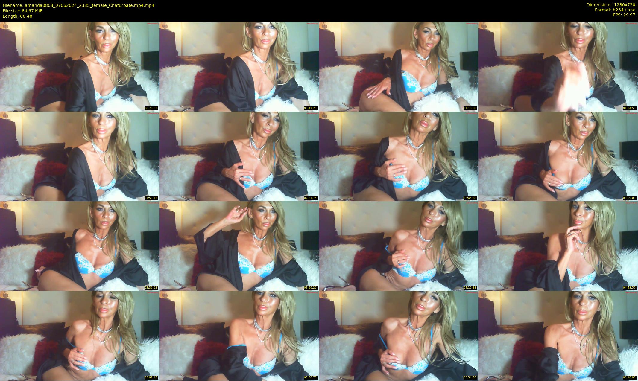 amanda0803 — 7 minute Chaturbate female cam show recording, 720p, Jun 7, 2024