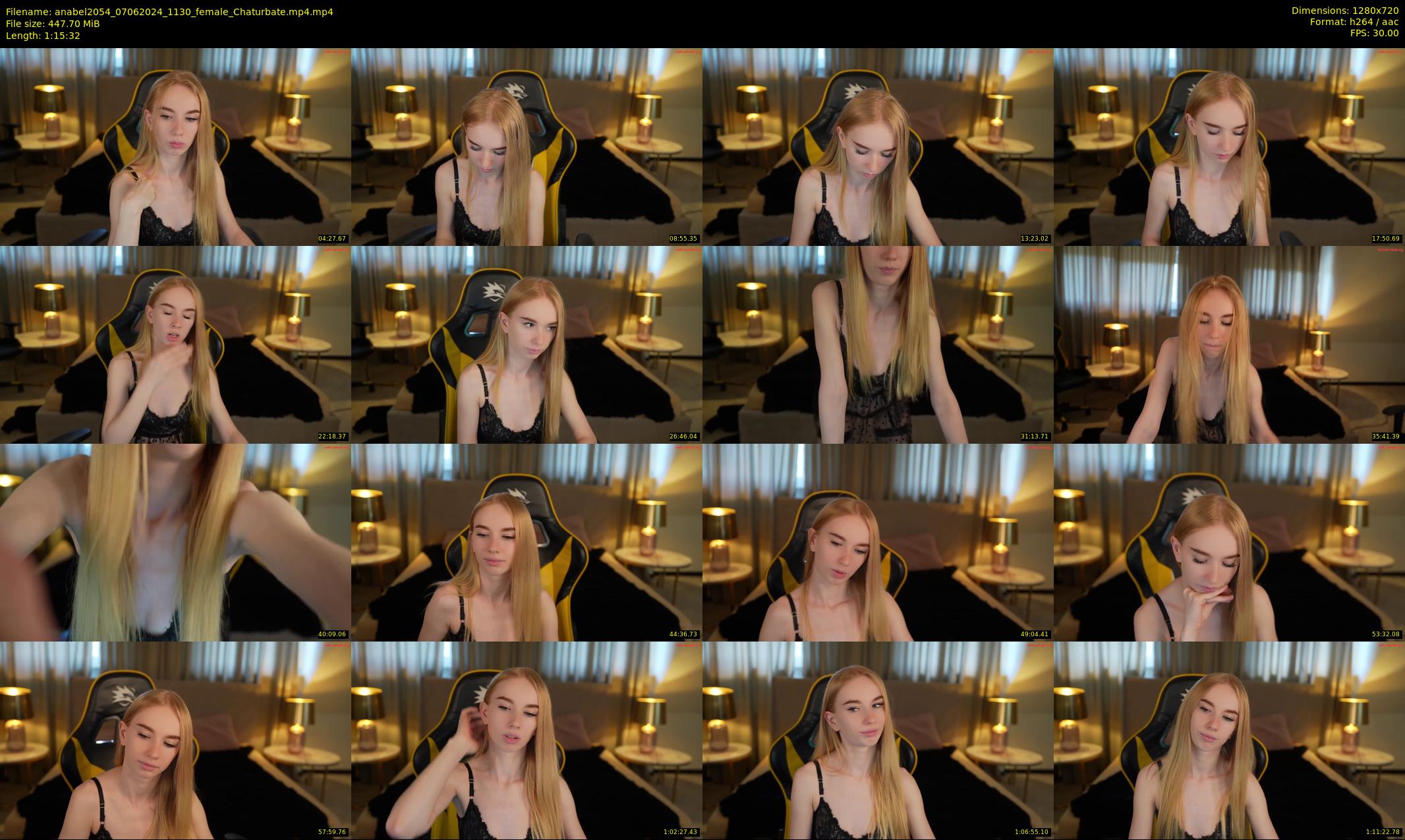 anabel2054 — 76 minute Chaturbate female cam show recording, 720p, Jun 7, 2024