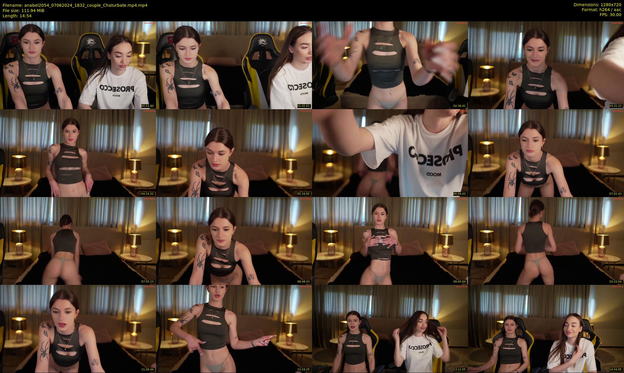 anabel2054 — 15 minute Chaturbate female cam show recording, 720p, Jun 7, 2024
