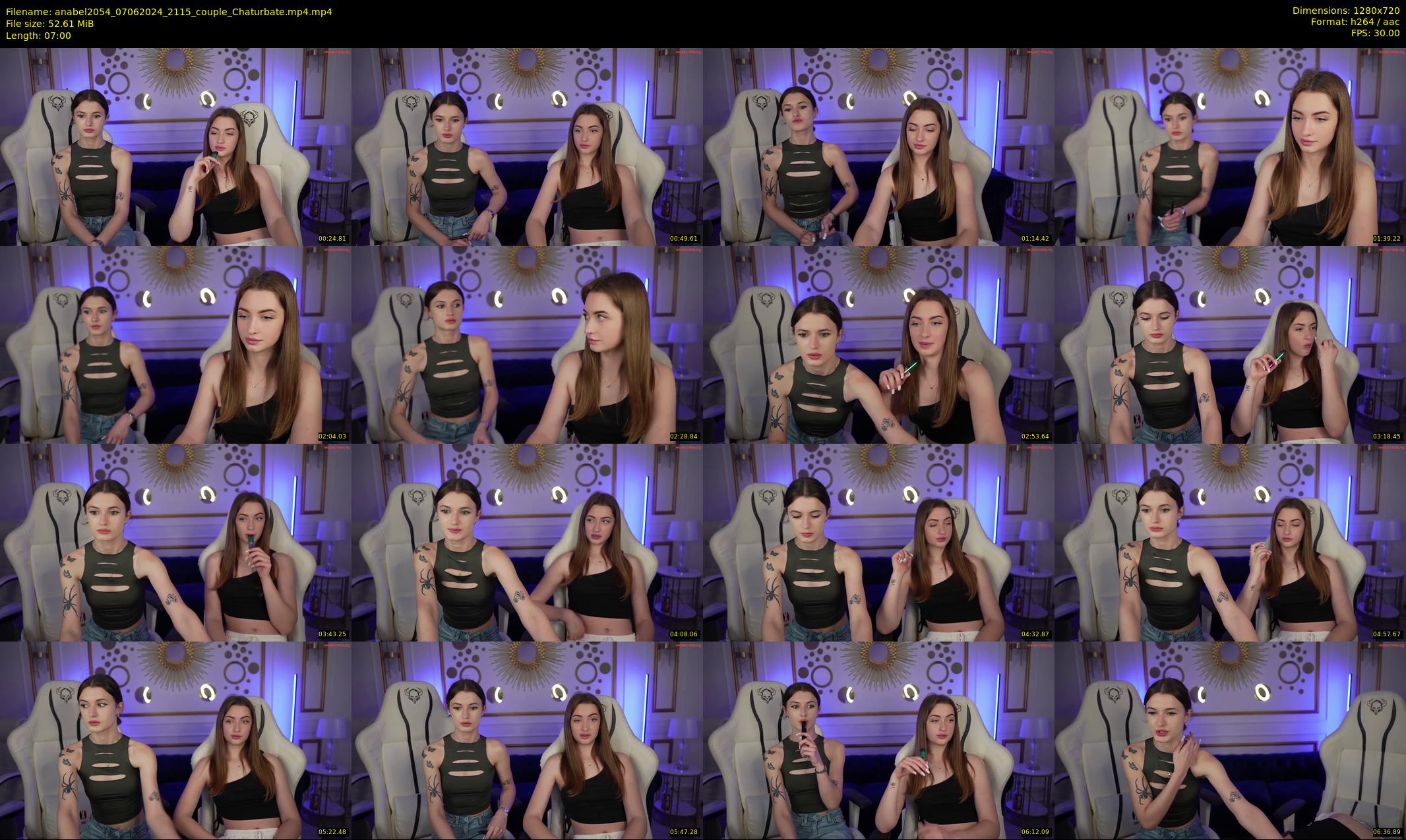 anabel2054 — 7 minute Chaturbate female cam show recording, 720p, Jun 7, 2024