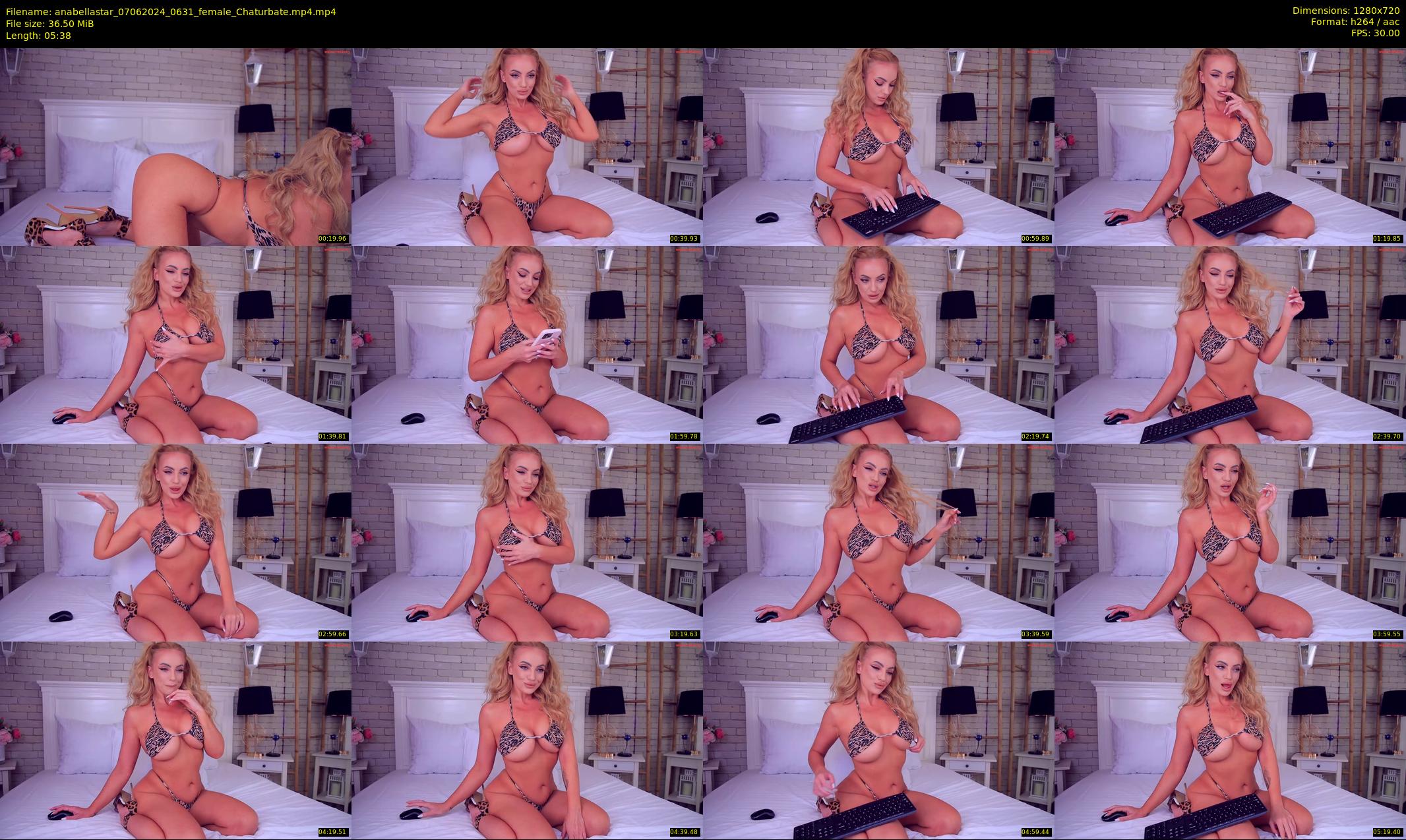 anabellastar — 6 minute Chaturbate female cam show recording, 720p, Jun 7, 2024