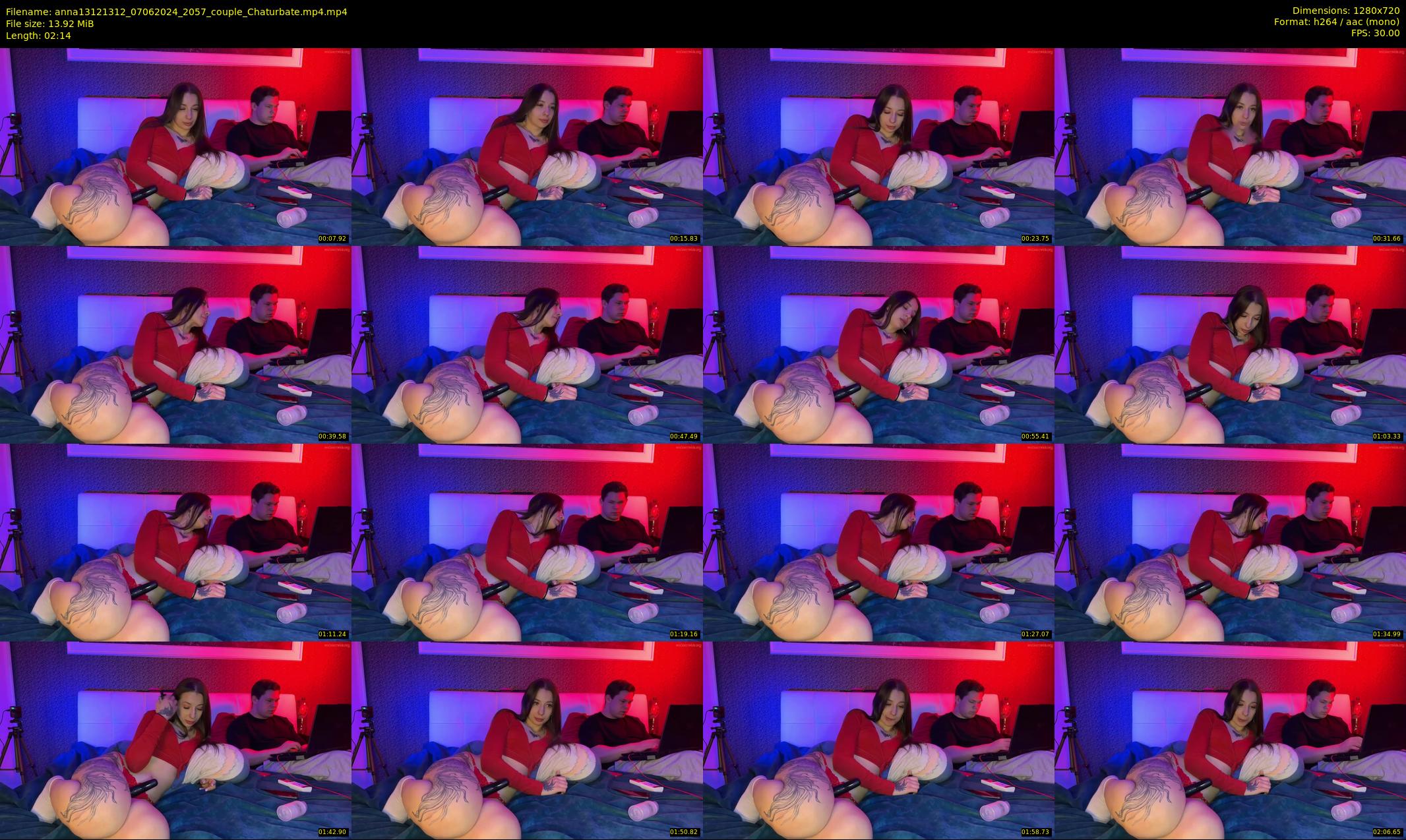anna13121312 — 3 minute Chaturbate couple cam show recording, 720p, Jun 7, 2024