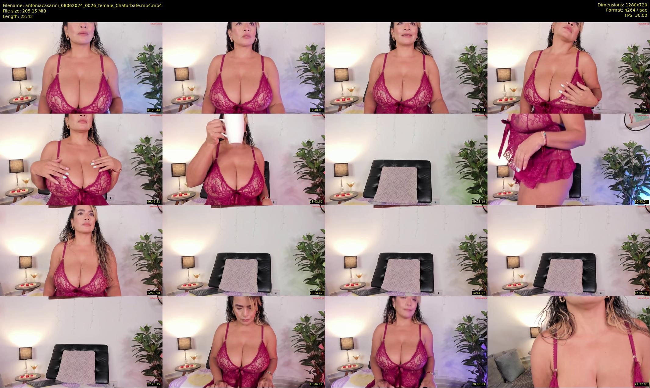 antoniacasarini — 23 minute Chaturbate female cam show recording, 720p, Jun 8, 2024