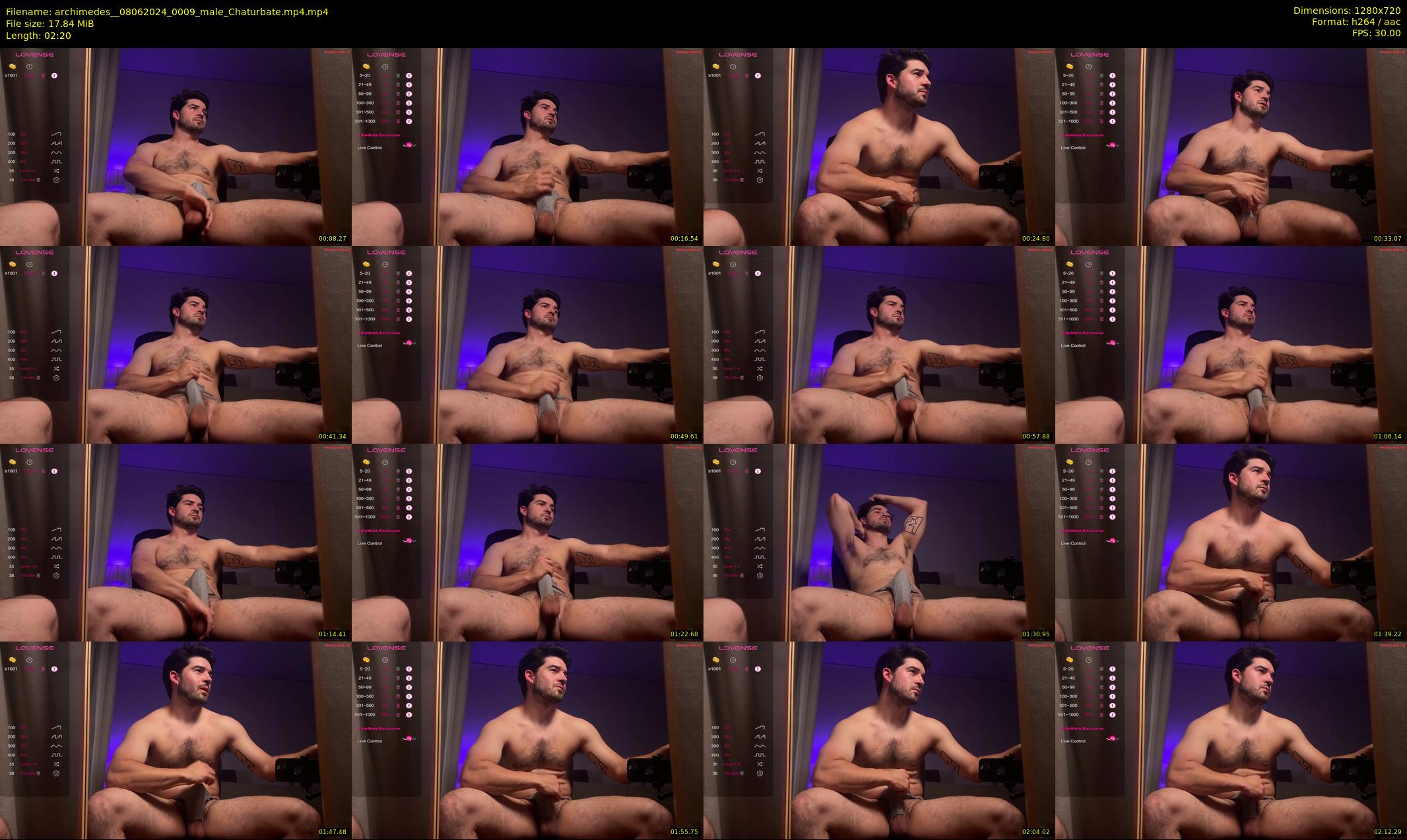 archimedes_ — 3 minute Chaturbate male cam show recording, 720p, Jun 8, 2024