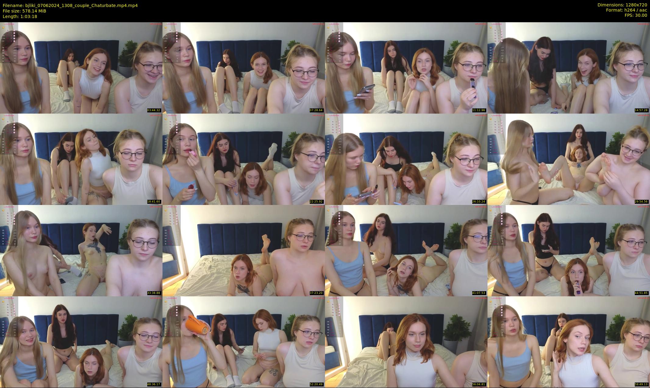 bjliki — 64 minute Chaturbate couple cam show recording, 720p, Jun 7, 2024