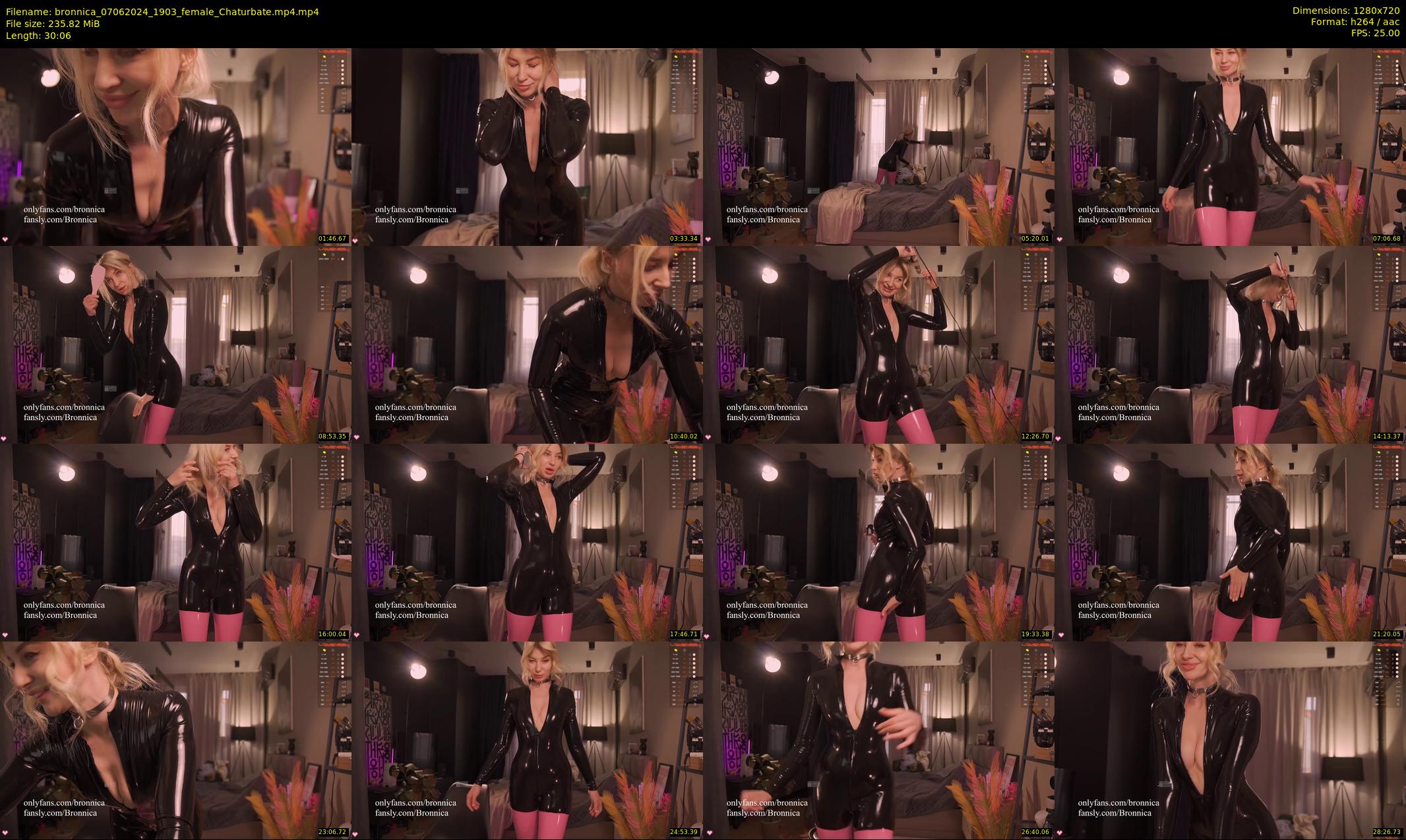 bronnica — 31 minute Chaturbate female cam show recording, 720p, Jun 7, 2024