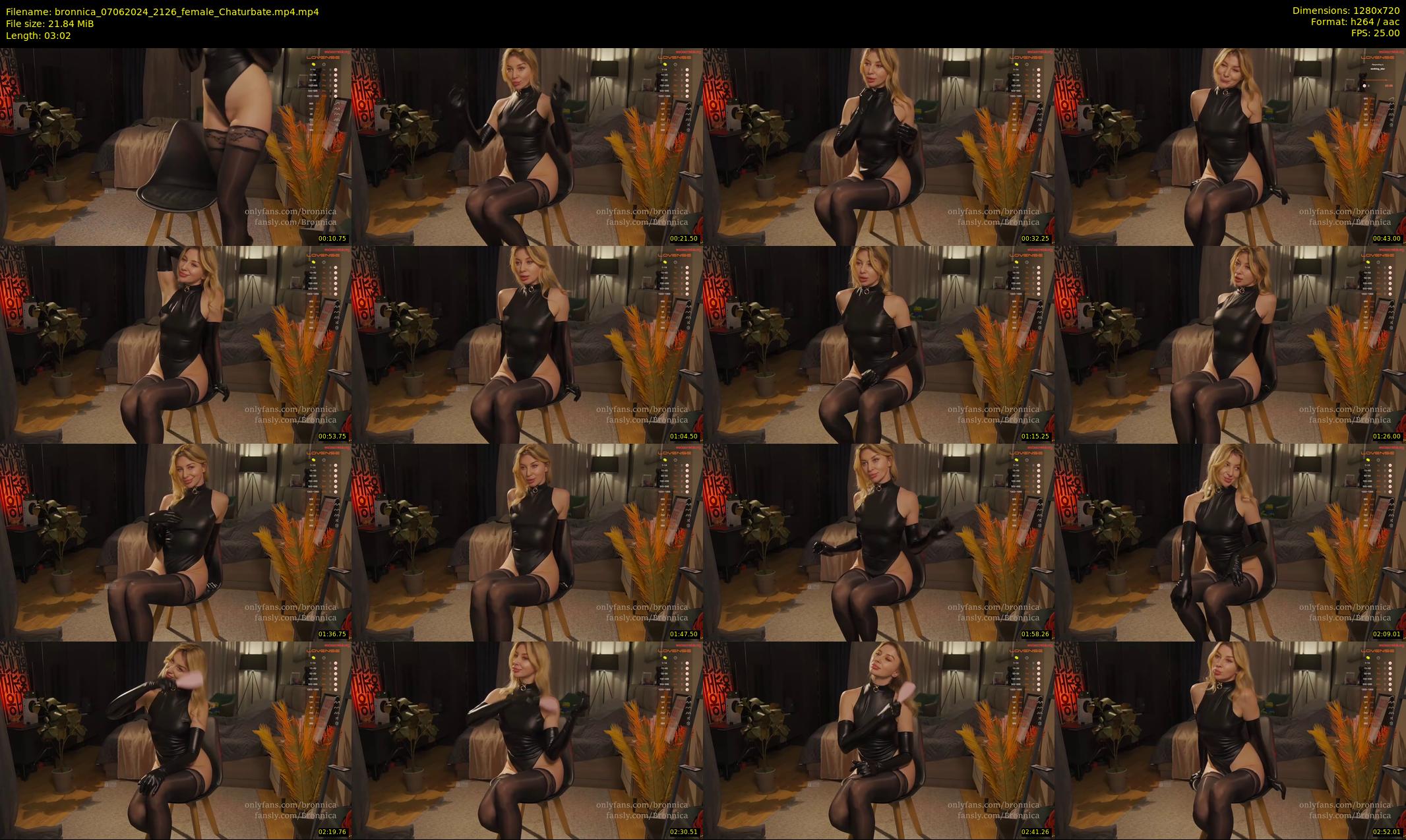 bronnica — 4 minute Chaturbate female cam show recording, 720p, Jun 7, 2024