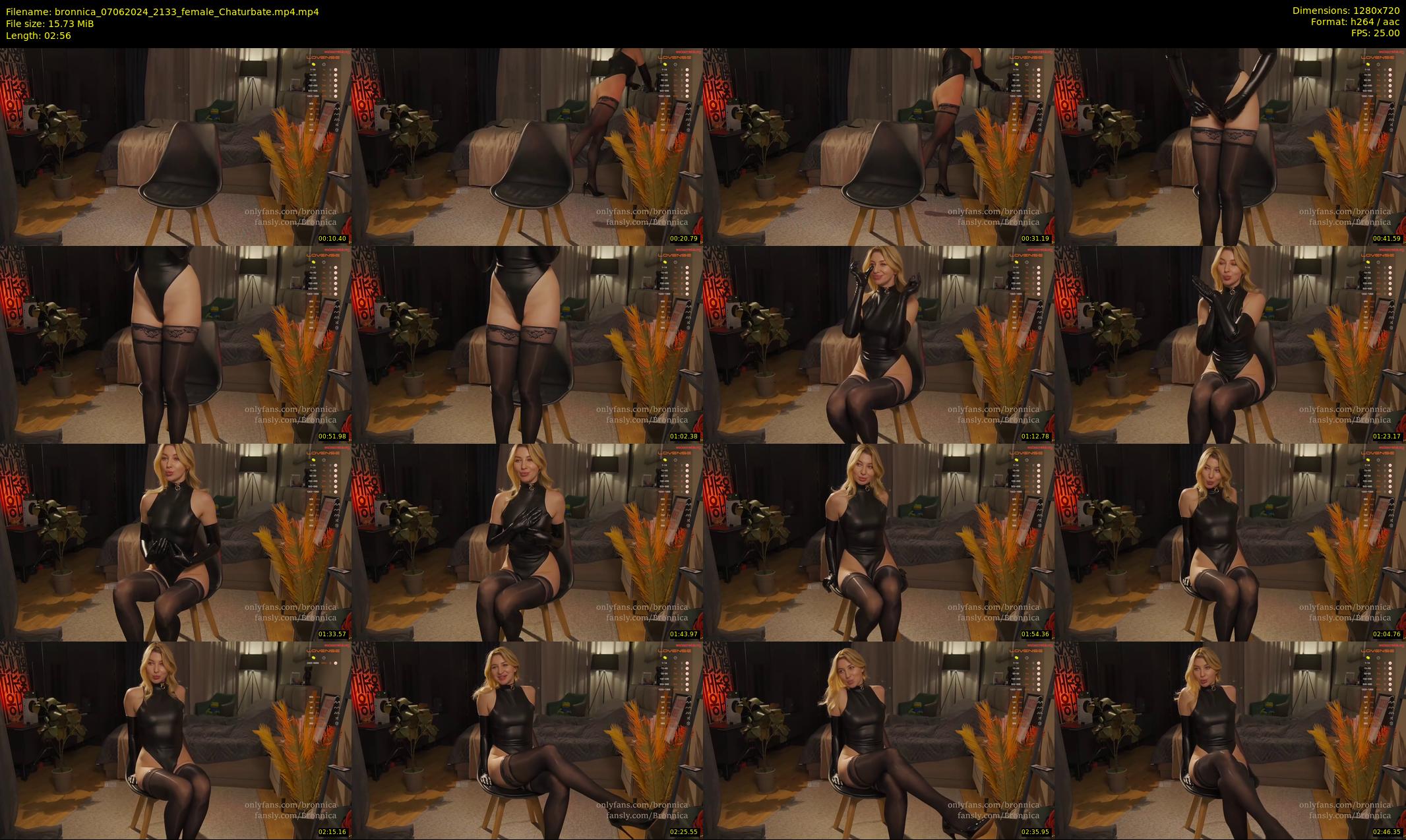 bronnica — 3 minute Chaturbate female cam show recording, 720p, Jun 7, 2024
