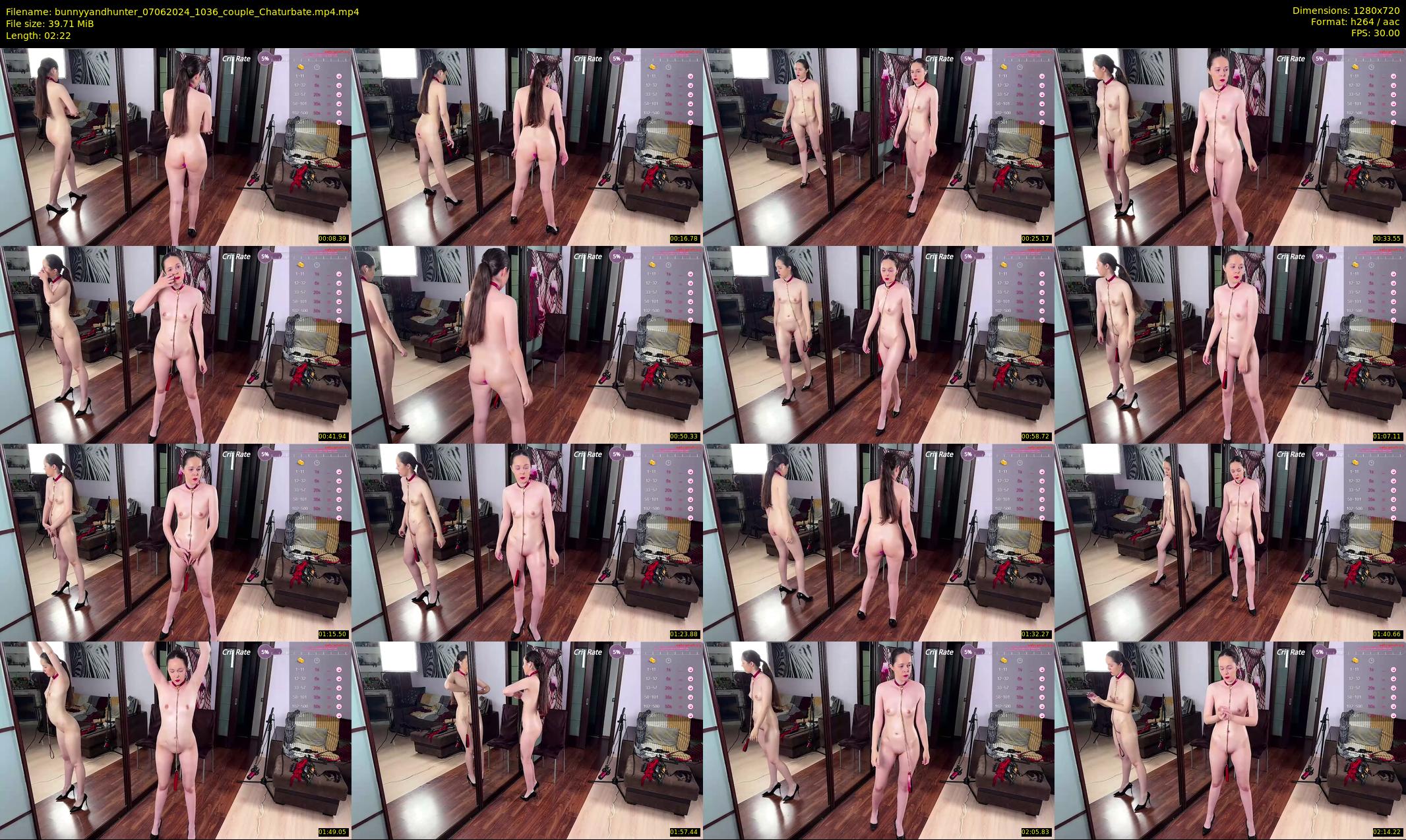 bunnyyandhunter — 3 minute Chaturbate couple cam show recording, 720p, Jun 7, 2024