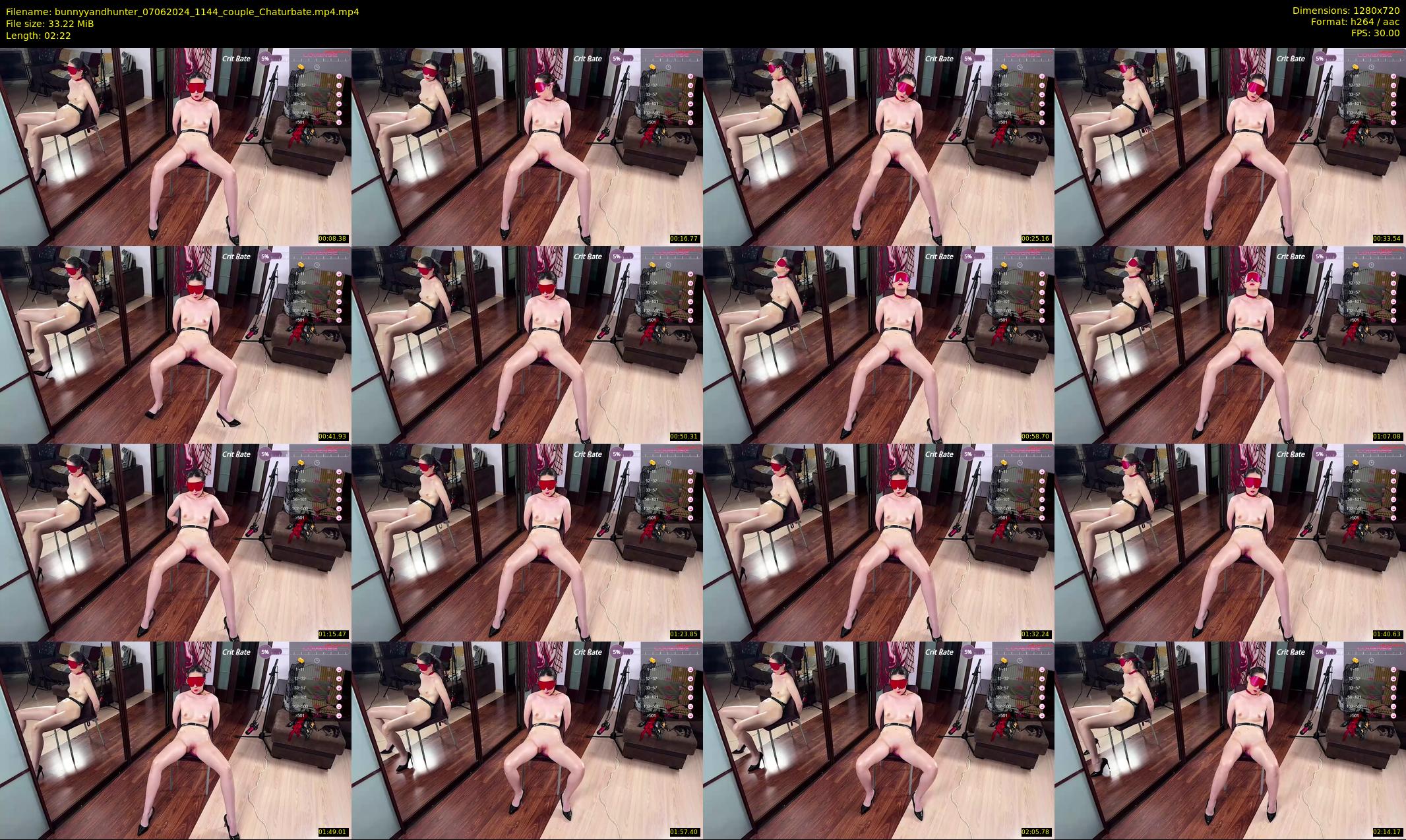 bunnyyandhunter — 3 minute Chaturbate couple cam show recording, 720p, Jun 7, 2024