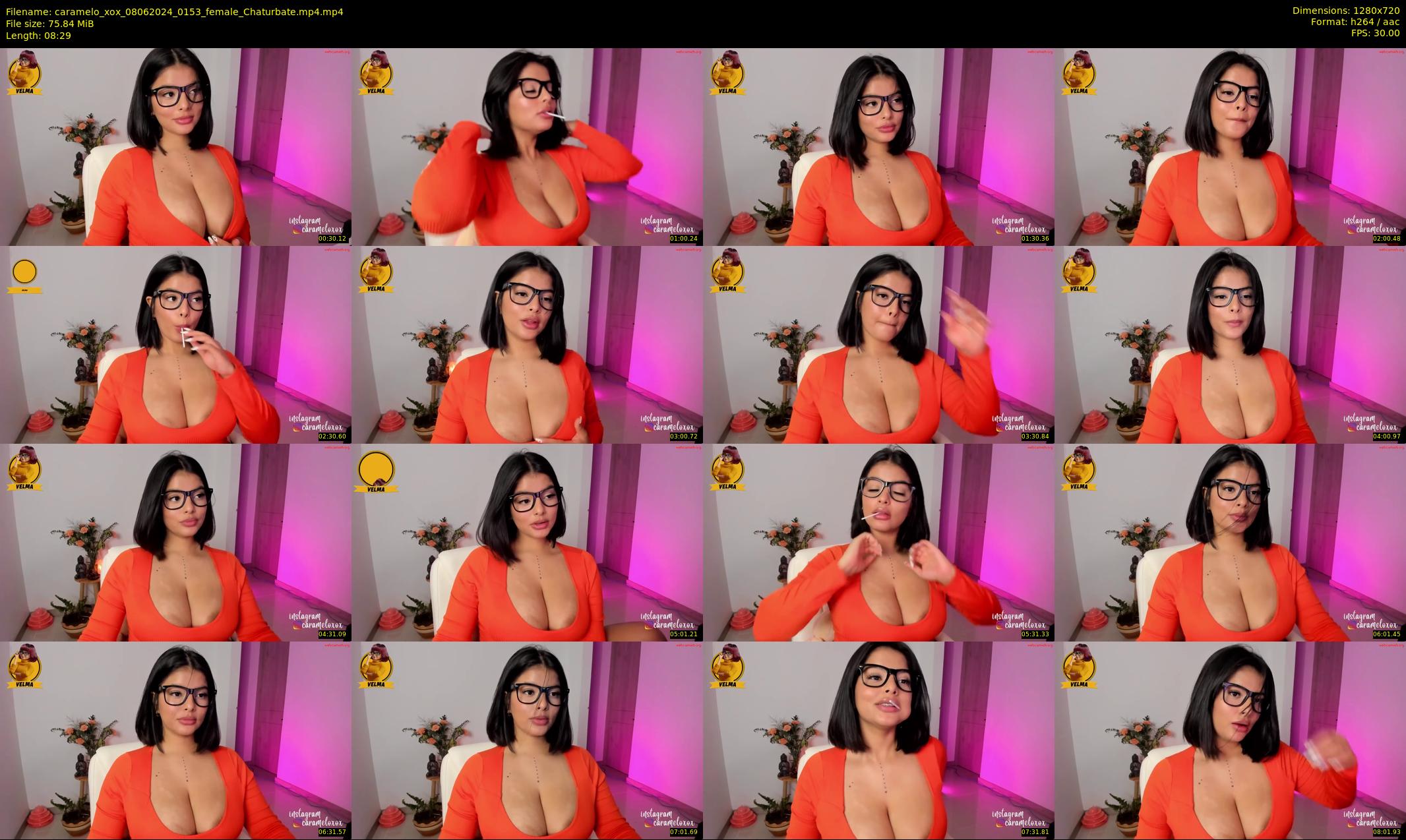 caramelo_xox — 9 minute Chaturbate female cam show recording, 720p, Jun 8, 2024