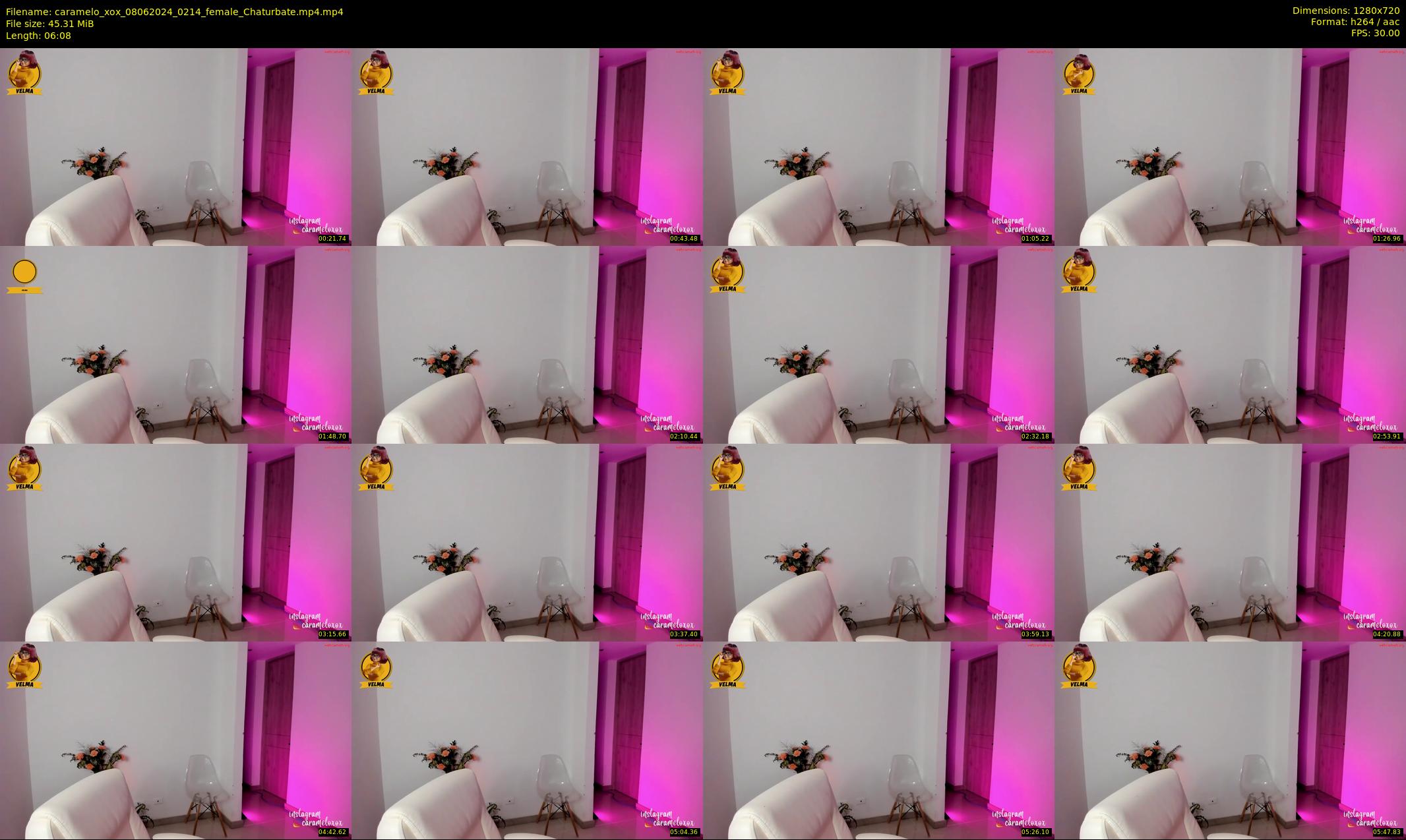 caramelo_xox — 7 minute Chaturbate female cam show recording, 720p, Jun 8, 2024