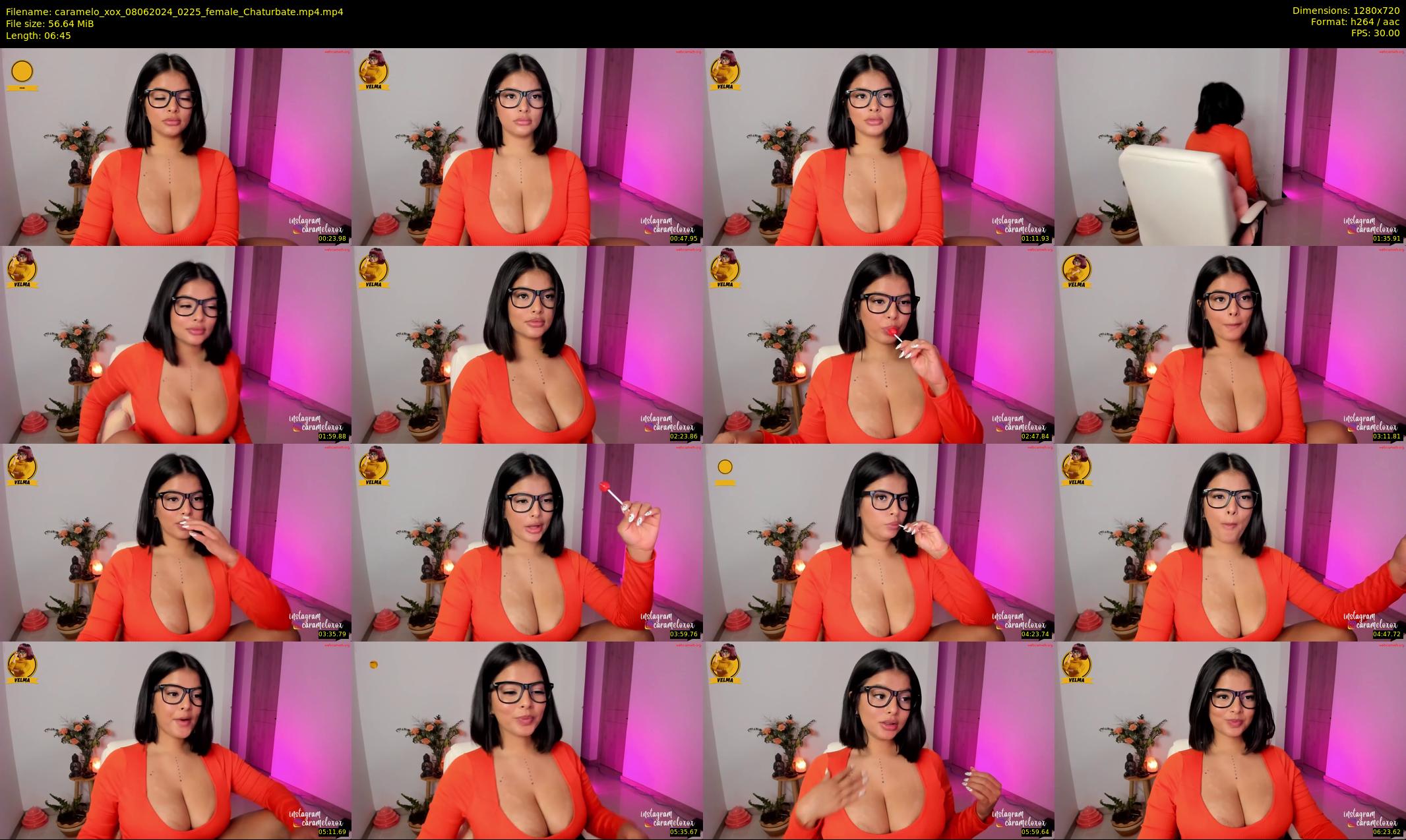 caramelo_xox — 7 minute Chaturbate female cam show recording, 720p, Jun 8, 2024