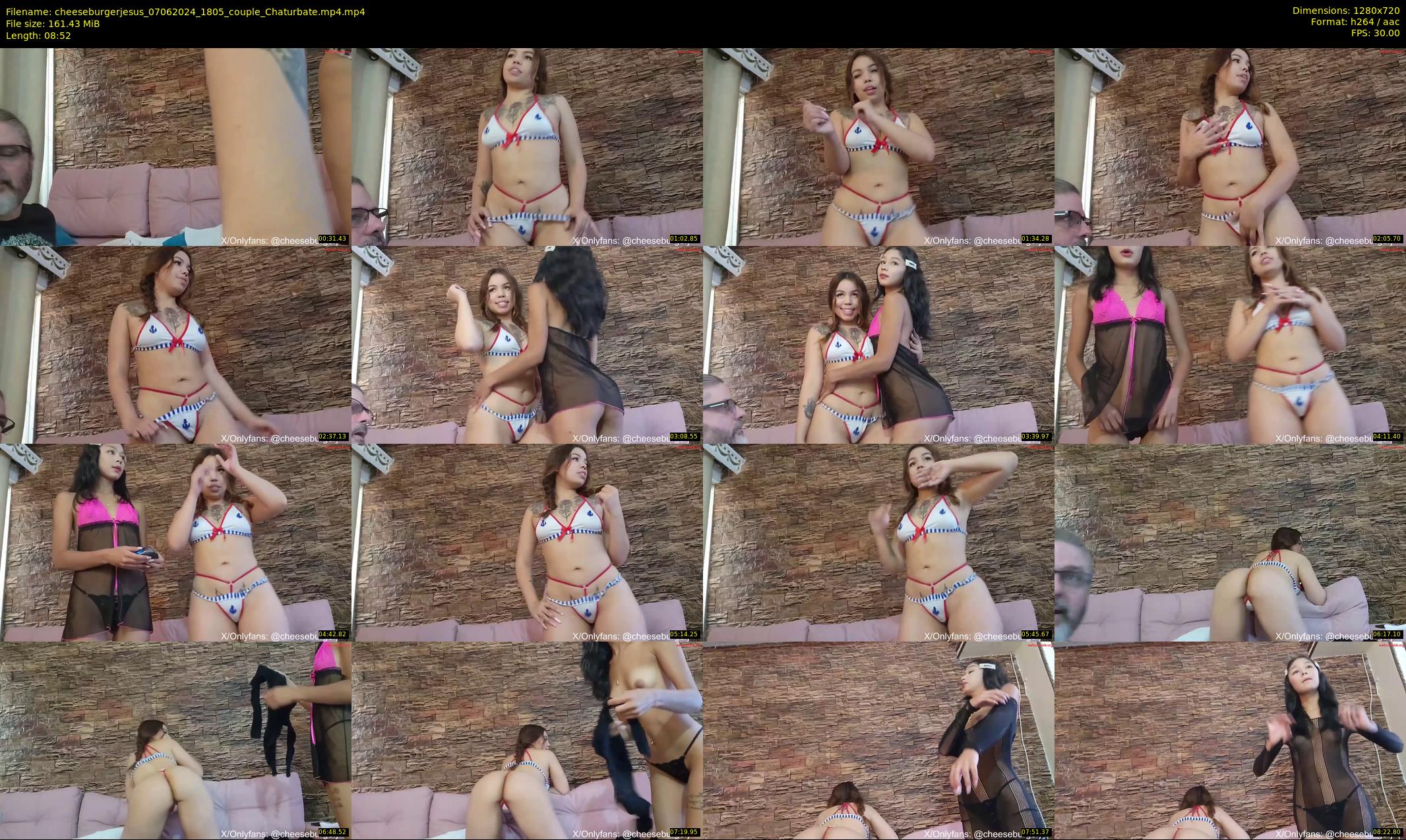 cheeseburgerjesus — 9 minute Chaturbate couple cam show recording, 720p, Jun 7, 2024