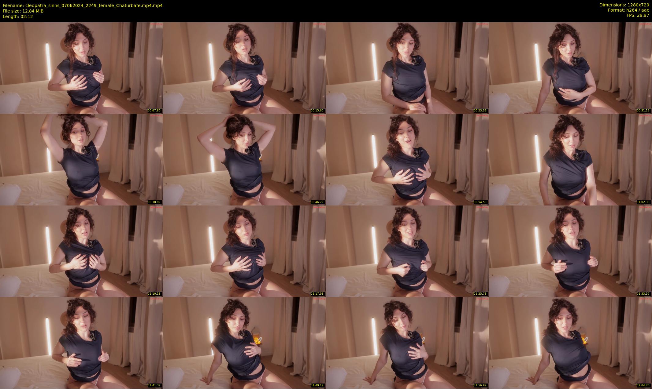 cleopatra_sinns — 3 minute Chaturbate female cam show recording, 720p, Jun 7, 2024