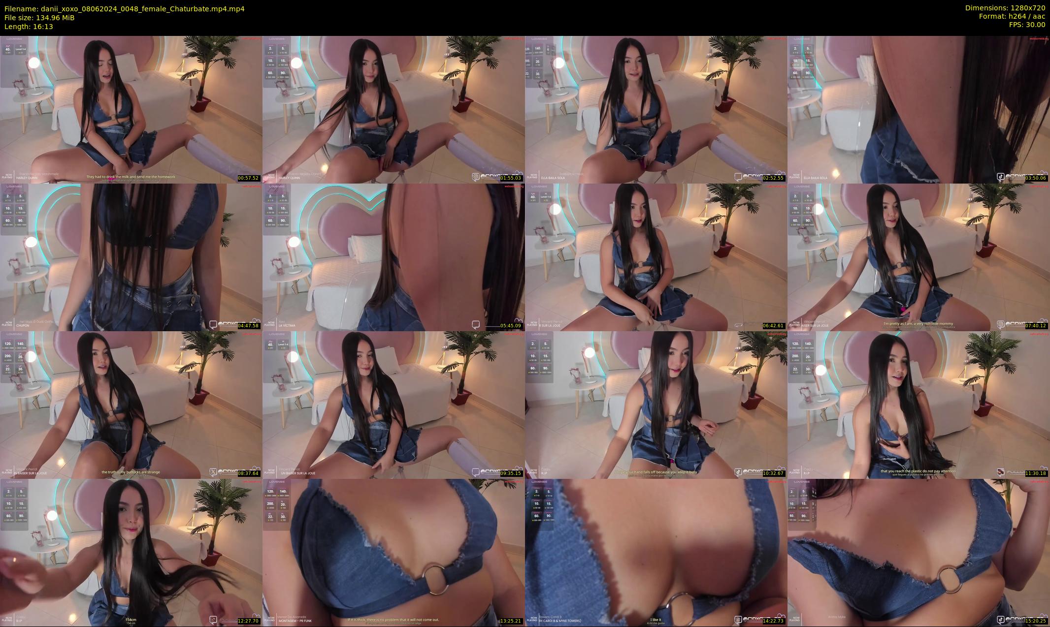 danii_xoxo — 17 minute Chaturbate female cam show recording, 720p, Jun 8, 2024