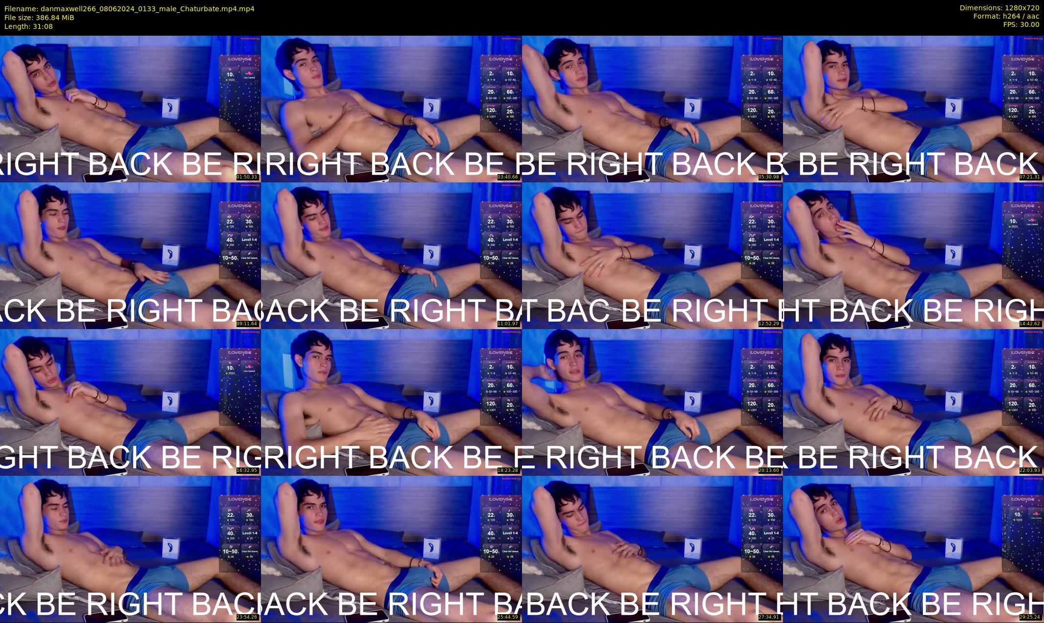 danmaxwell266 — 32 minute Chaturbate male cam show recording, 720p, Jun 8, 2024