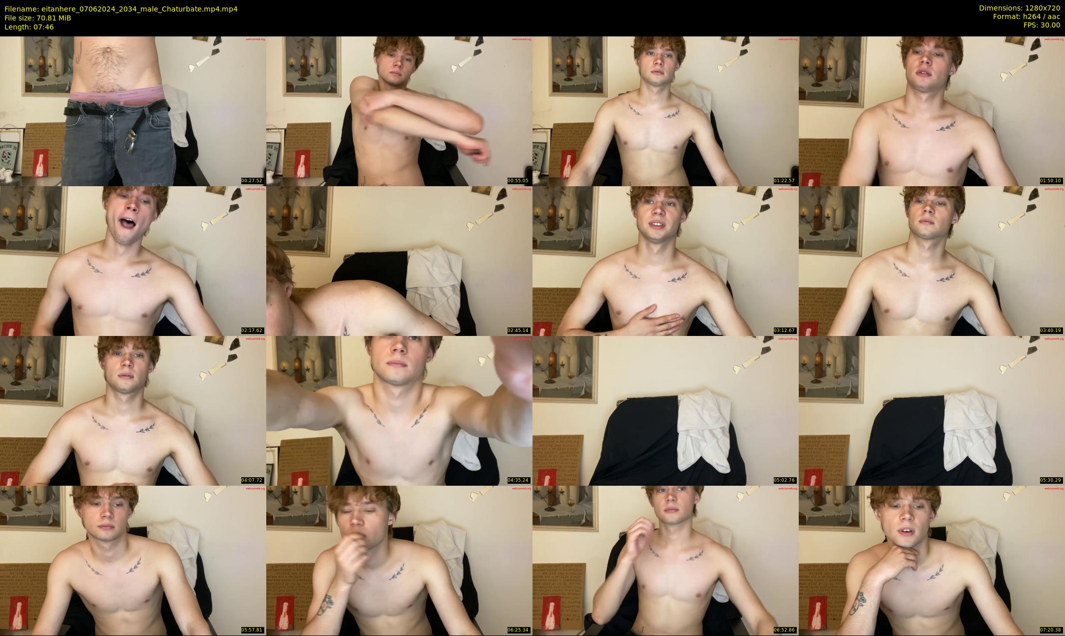 eitanhere — 8 minute Chaturbate male cam show recording, 720p, Jun 7, 2024