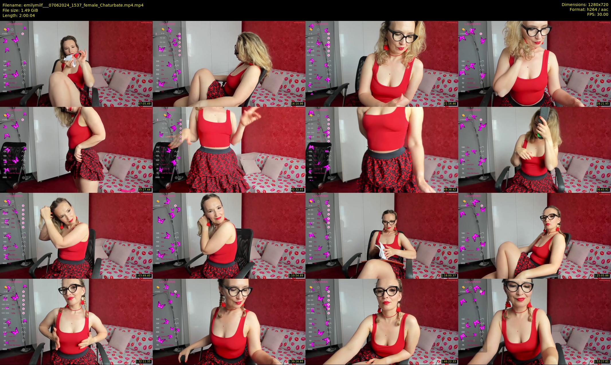 emilymilf__ — 121 minute Chaturbate female cam show recording, 720p, Jun 7, 2024