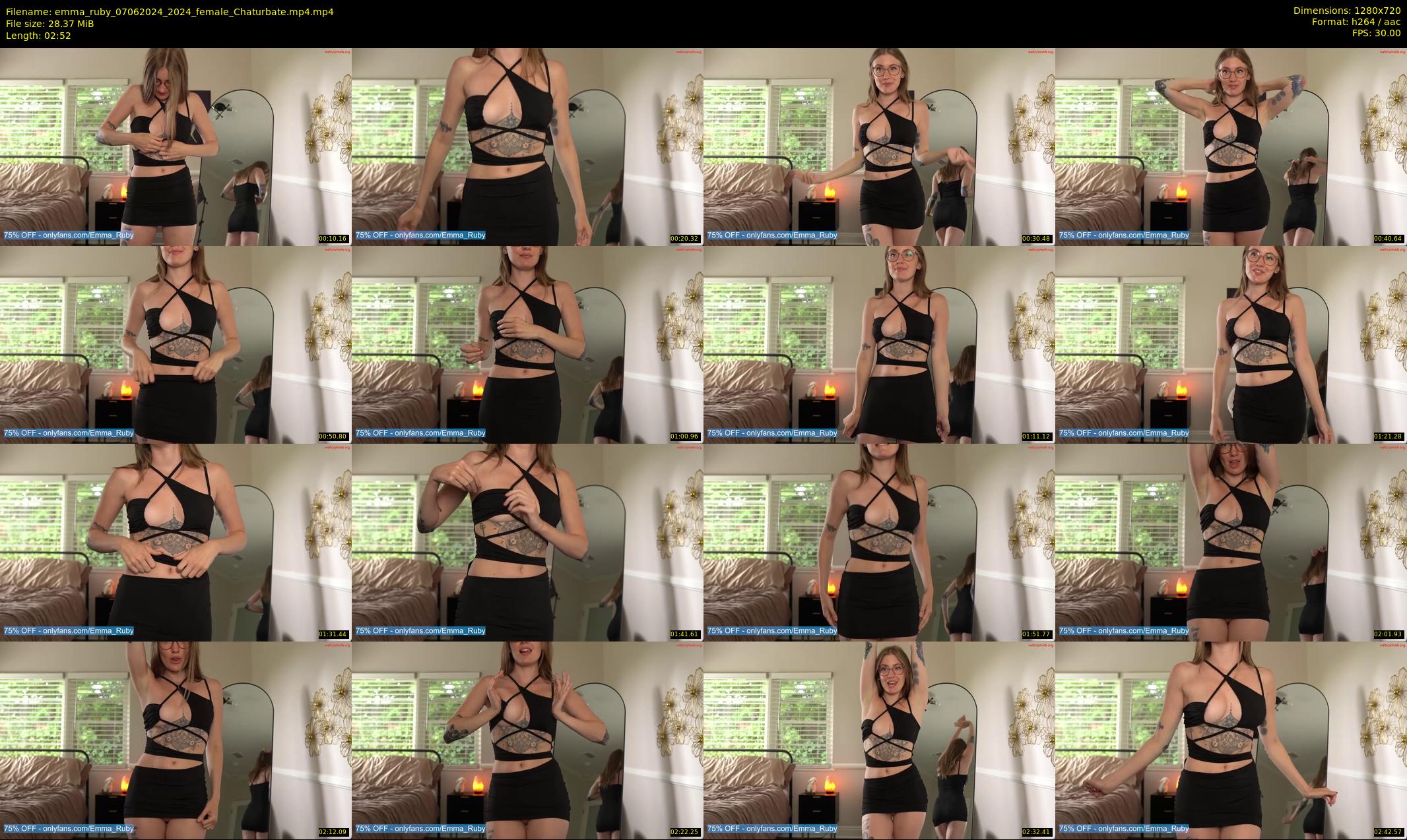 emma_ruby — 3 minute Chaturbate female cam show recording, 720p, Jun 7, 2024