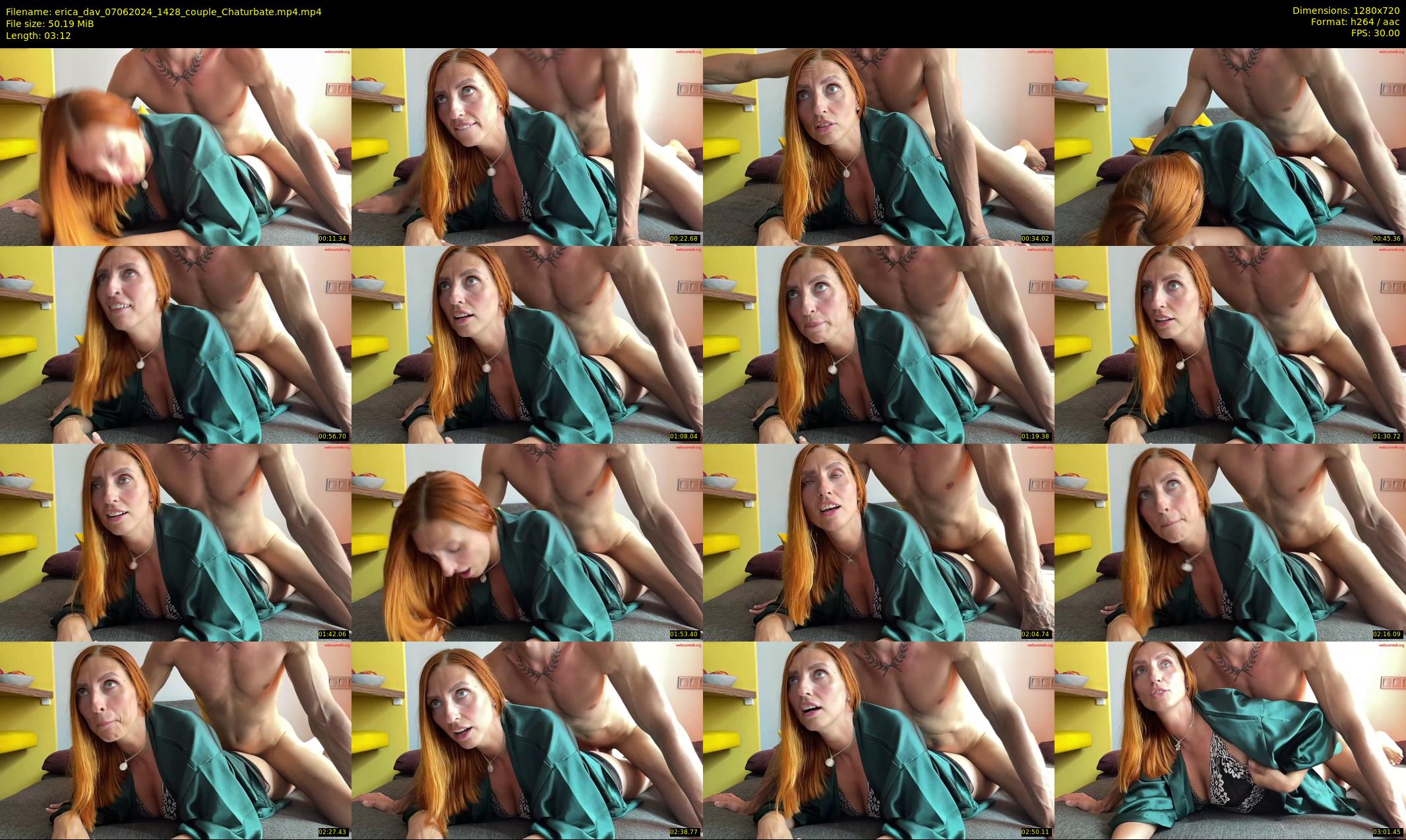 erica_dav — 4 minute Chaturbate couple cam show recording, 720p, Jun 7, 2024