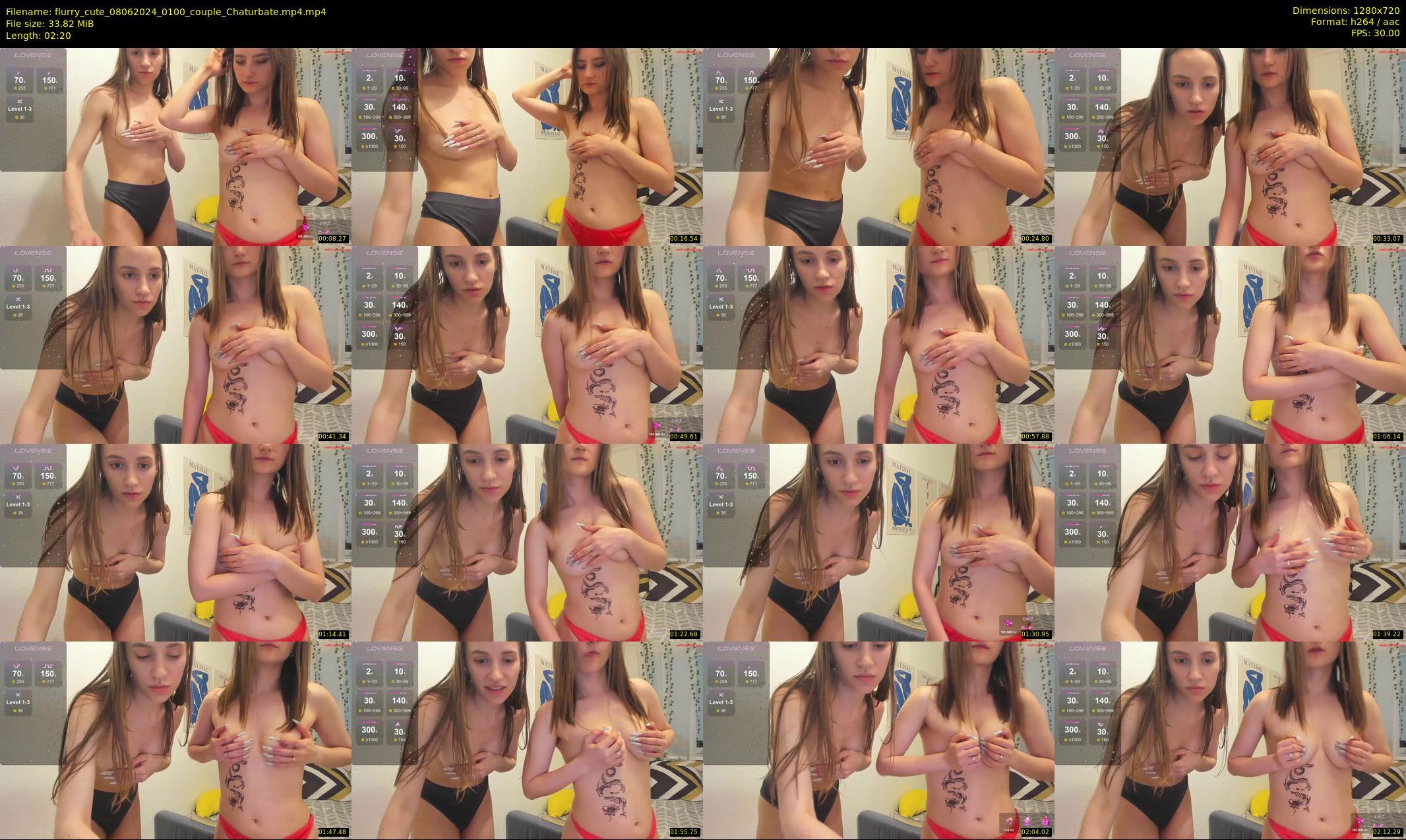 flurry_cute — 3 minute Chaturbate couple cam show recording, 720p, Jun 8, 2024