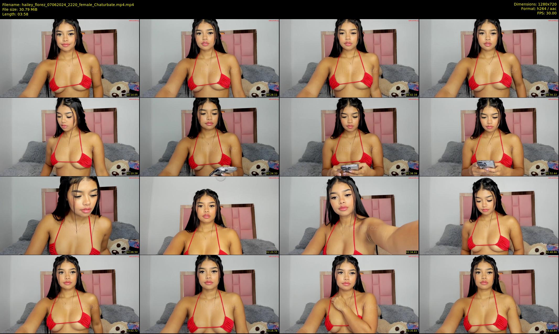 hailey_florez — 4 minute Chaturbate female cam show recording, 720p, Jun 7, 2024