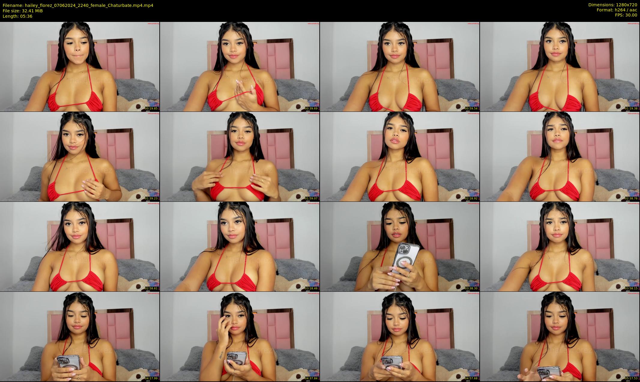 hailey_florez — 6 minute Chaturbate female cam show recording, 720p, Jun 7, 2024