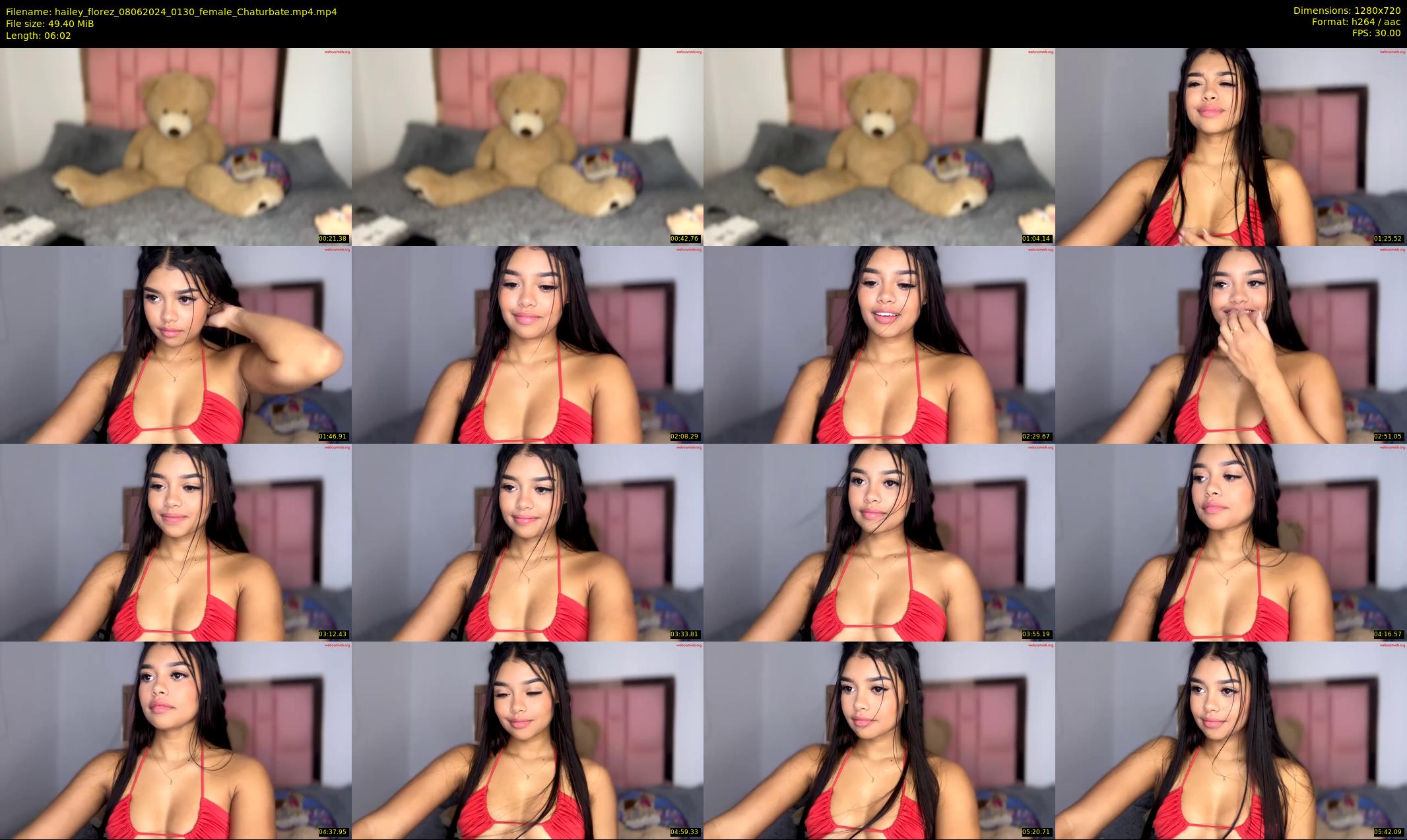 hailey_florez — 7 minute Chaturbate female cam show recording, 720p, Jun 8, 2024